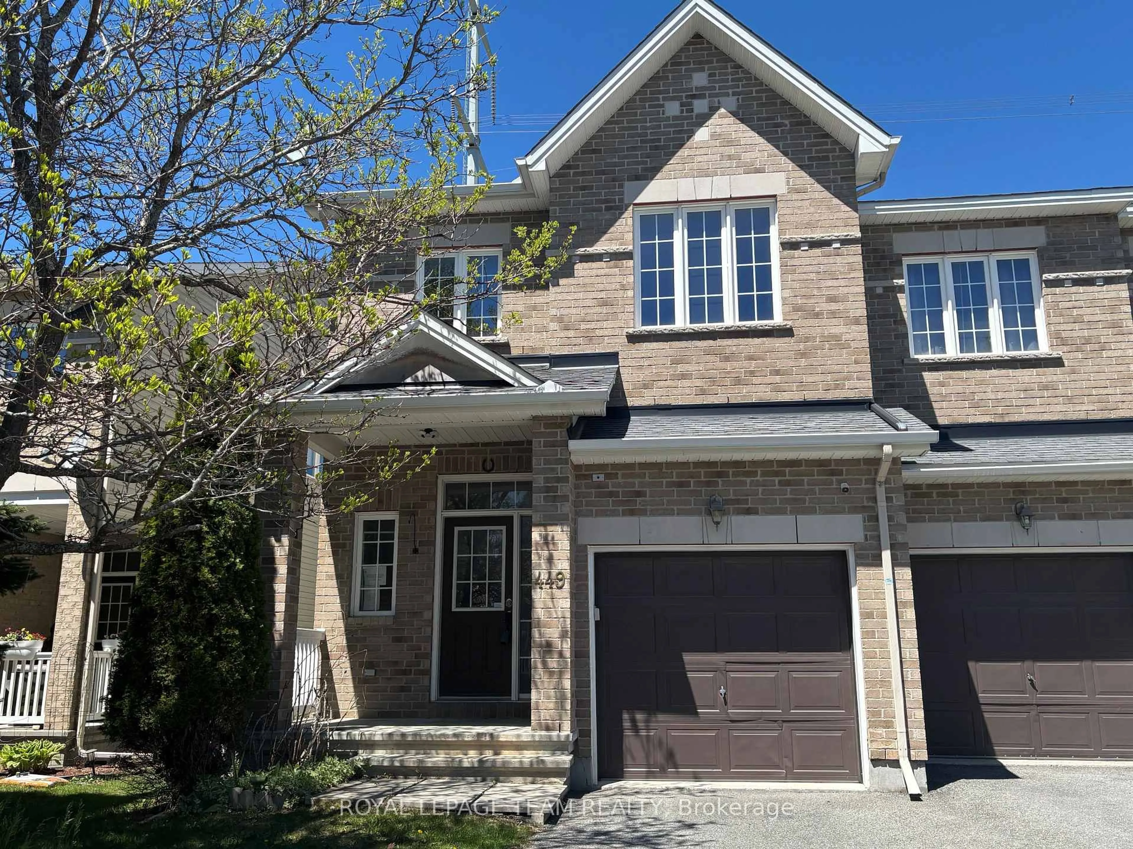 Home with brick exterior material, street for 449 Foxhall Way, Ottawa Ontario K2M 0G1