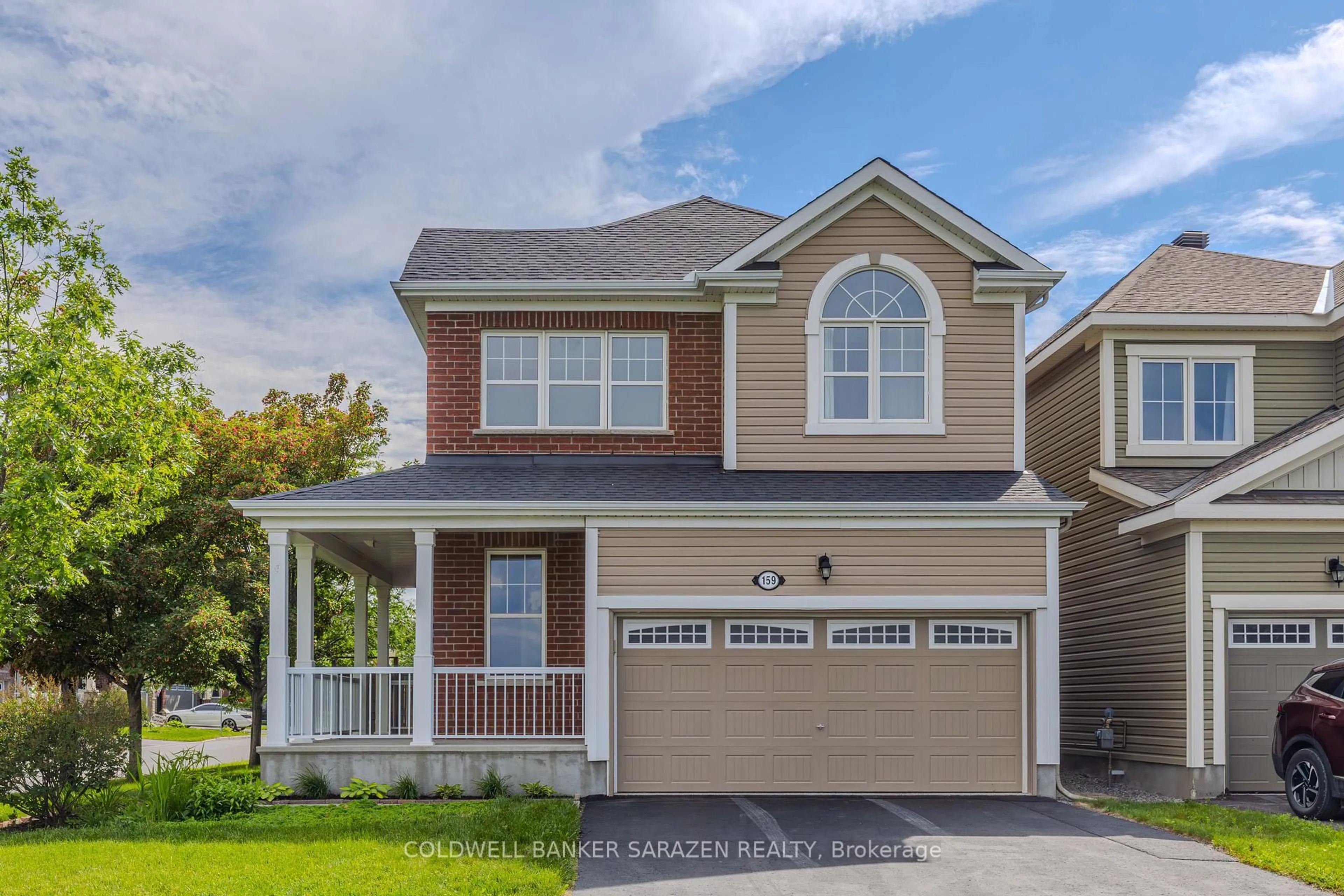Home with vinyl exterior material, street for 159 Santolina St, Ottawa Ontario K2S 0W9