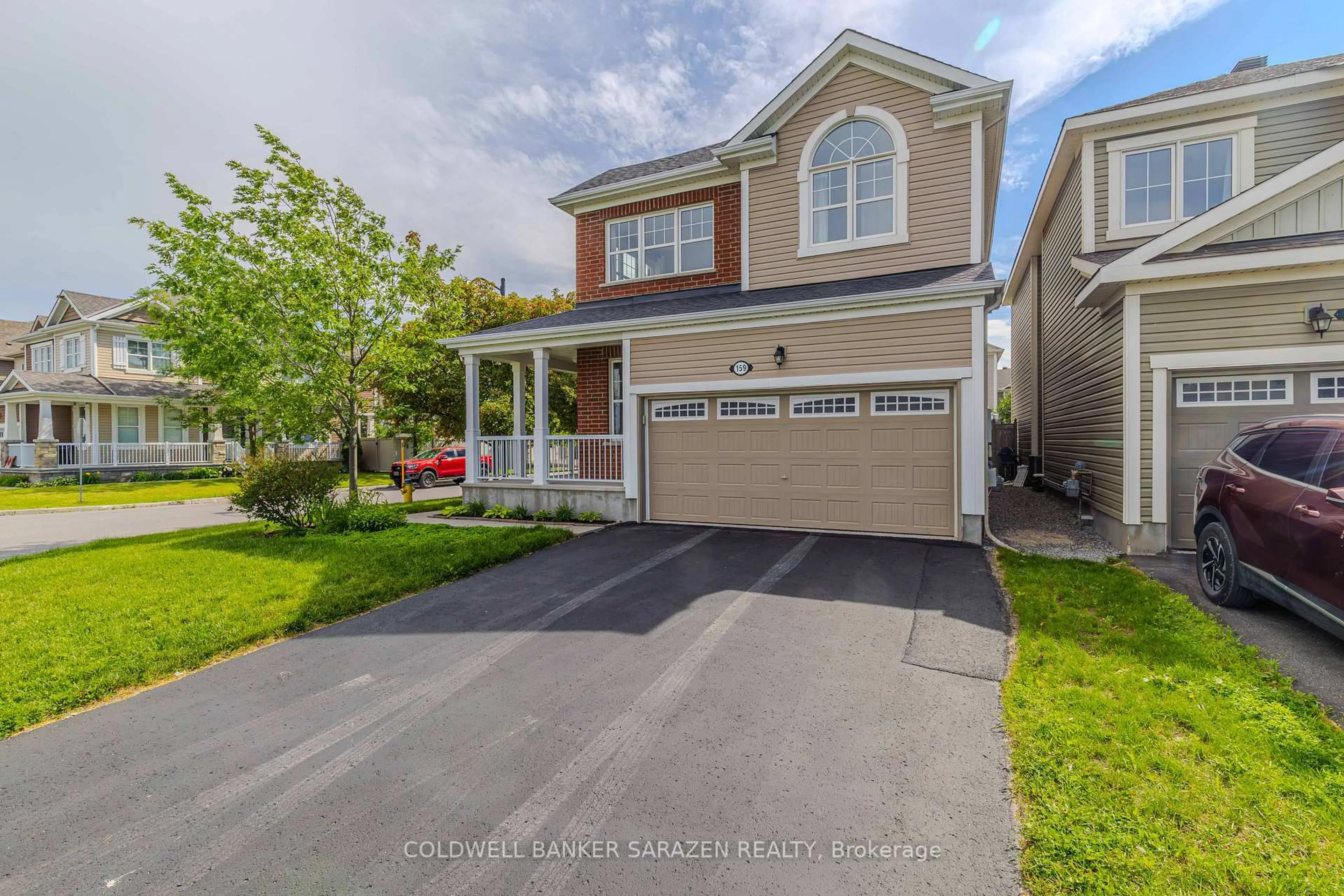 Home with vinyl exterior material, street for 159 Santolina St, Ottawa Ontario K2S 0W9