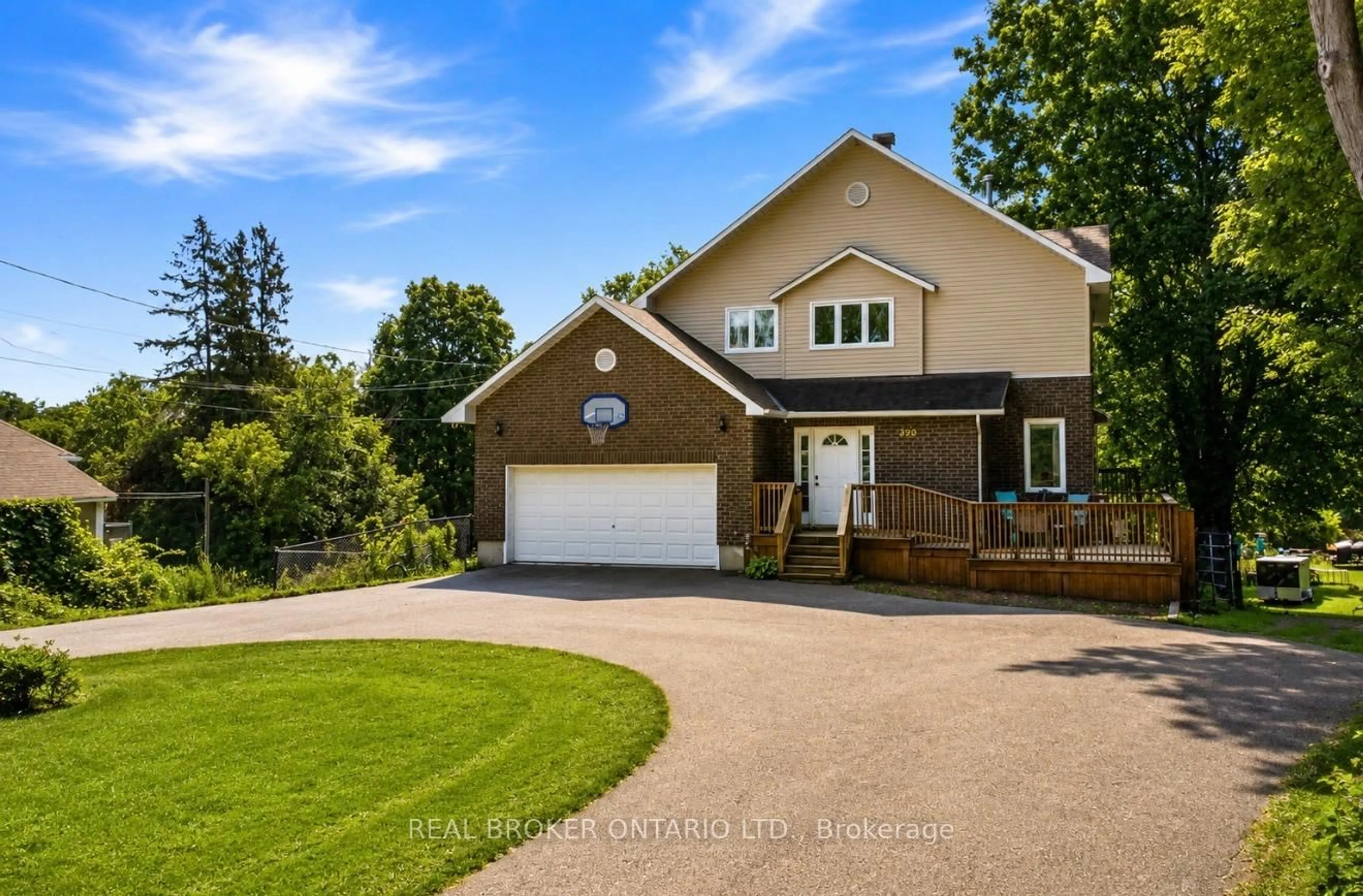 A pic from outside/outdoor area/front of a property/back of a property/a pic from drone, water/lake/river/ocean view for 320 Clothier St, North Grenville Ontario K0G 1J0