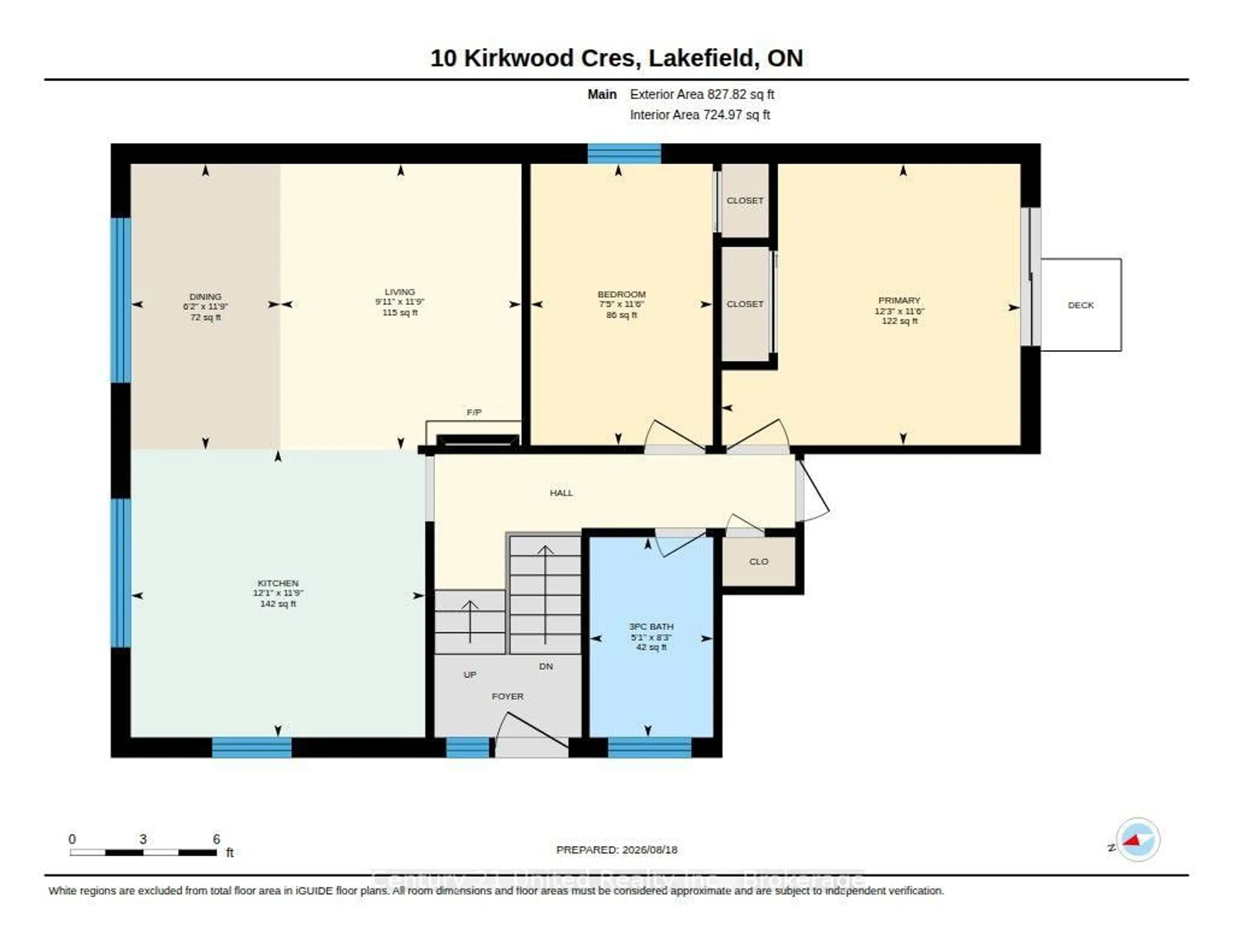 Floor plan for 10 Kirkwood Cres, Selwyn Ontario K0L 2H0