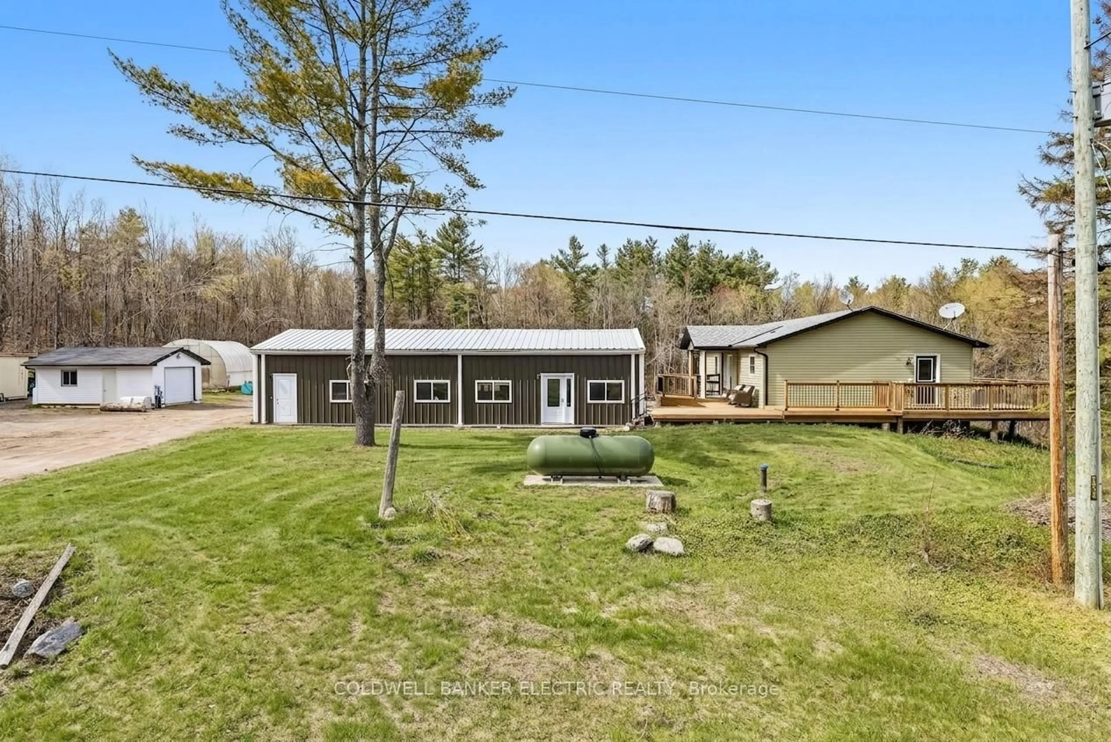 A pic from outside/outdoor area/front of a property/back of a property/a pic from drone, unknown for 1211 Gelert Rd, Minden Hills Ontario K0M 2K0