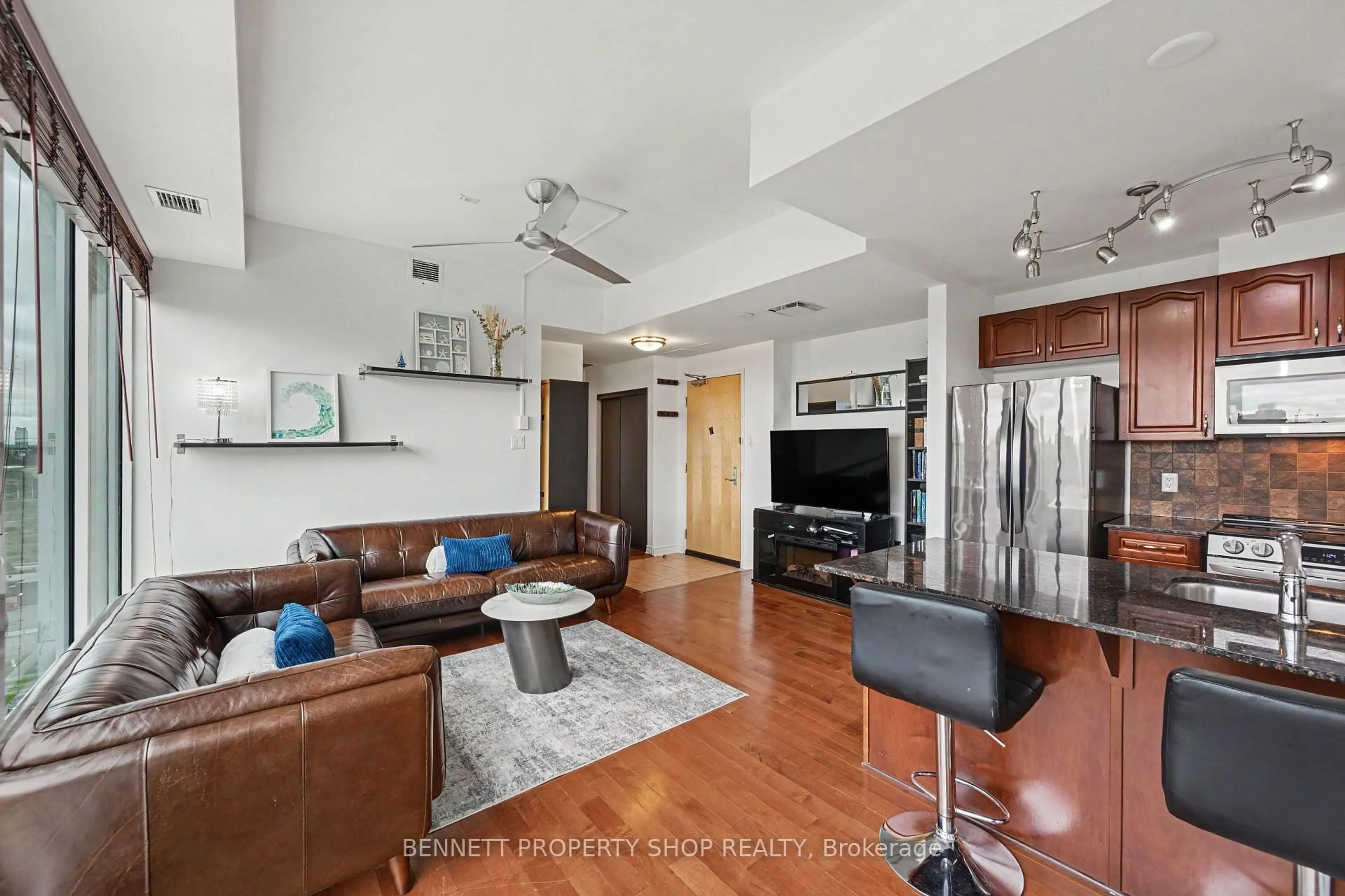 Living room with furniture, unknown for 250 Lett St #1304, Ottawa Ontario K1R 0A8