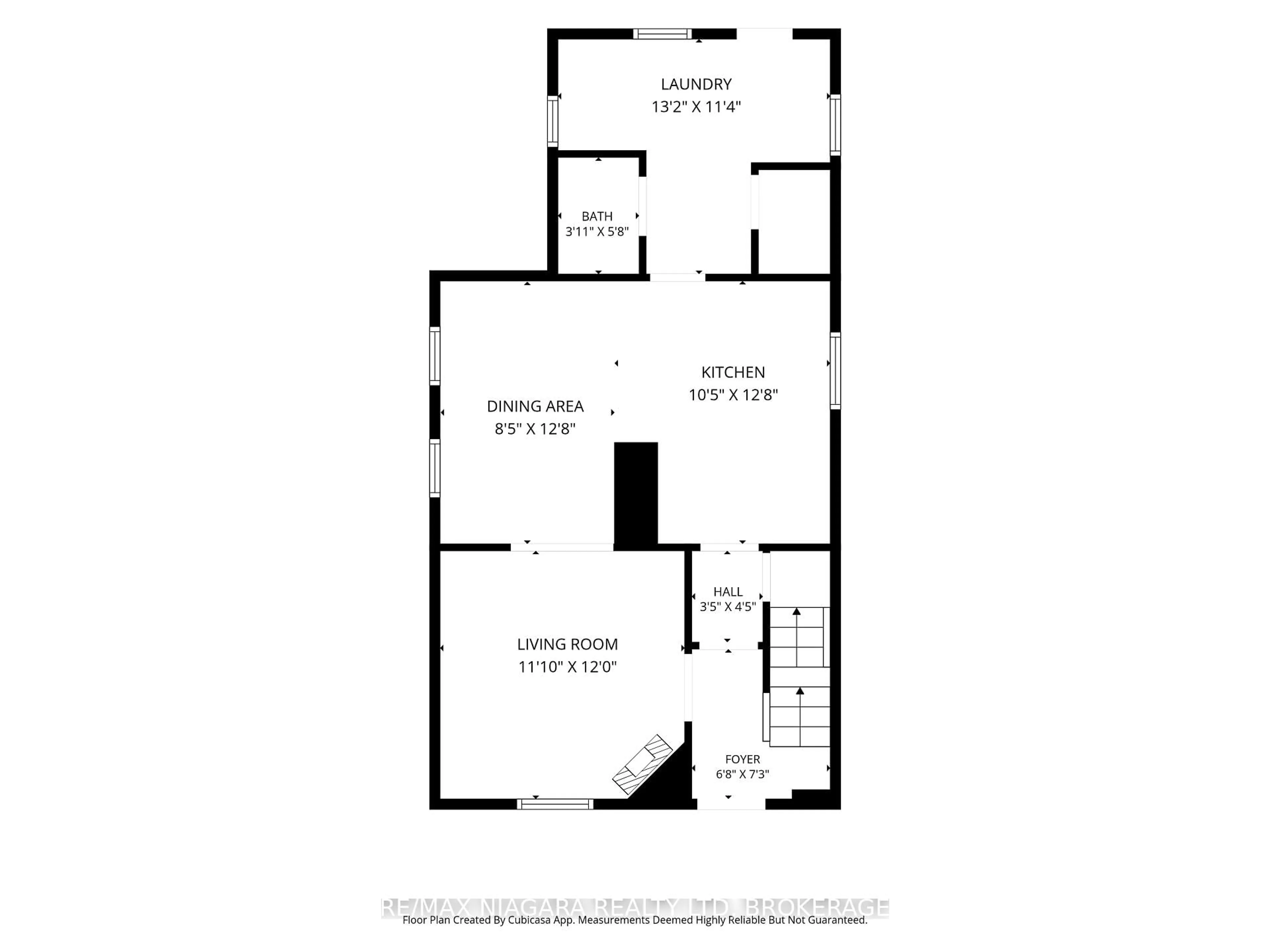 Floor plan for 6293 Bellevue St, Niagara Falls Ontario L2E 1Y9