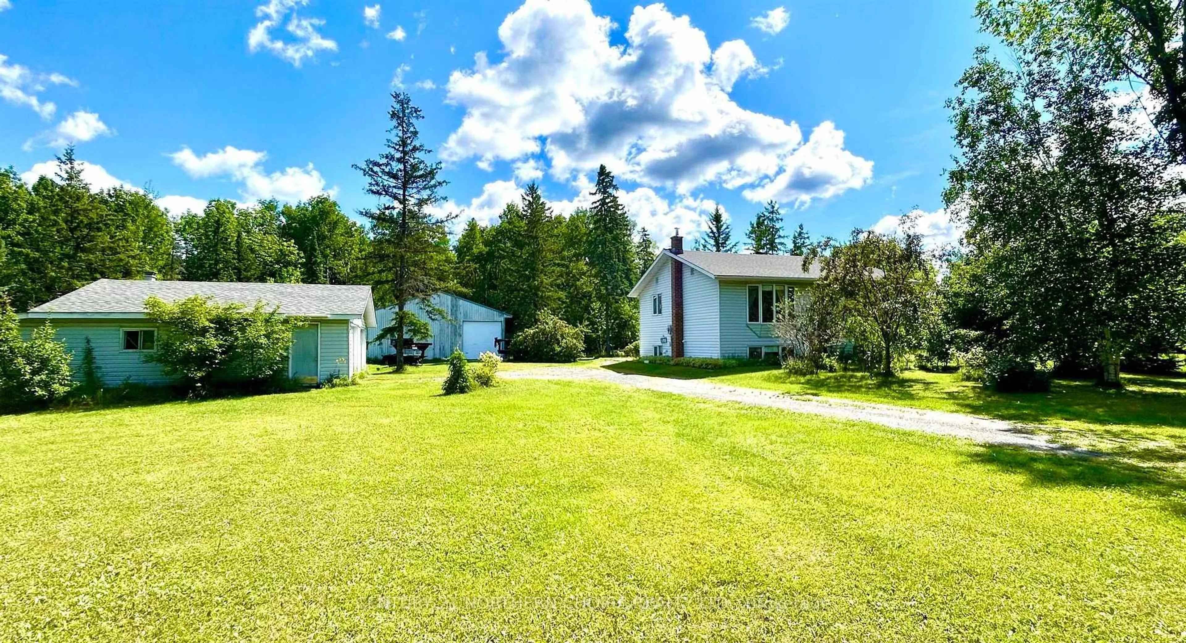 A pic from outside/outdoor area/front of a property/back of a property/a pic from drone, unknown for 956 Highway 611S, Alberton Ontario P9A 3M2