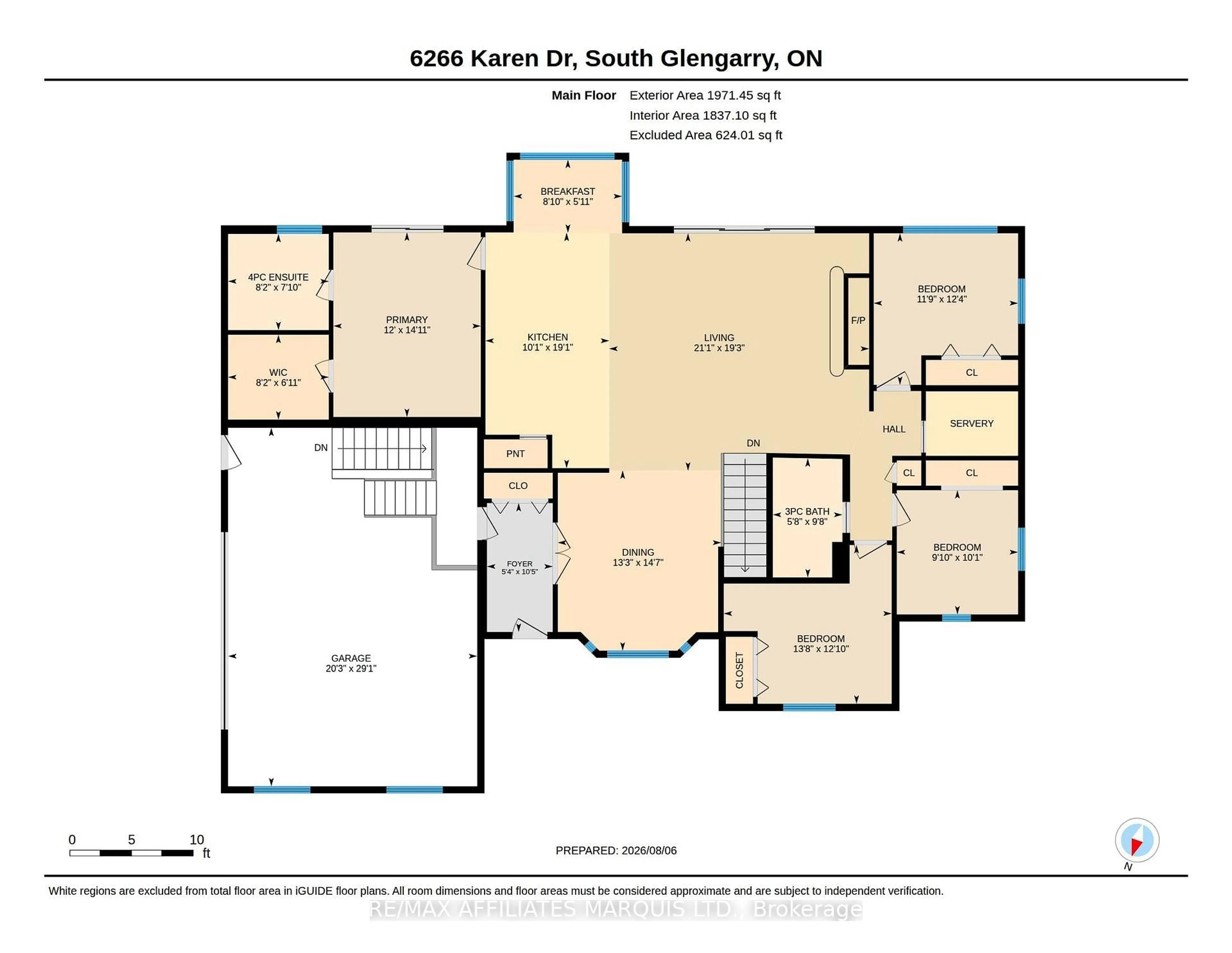 Floor plan for 6266 Karen Dr, South Glengarry Ontario K0C 1E0