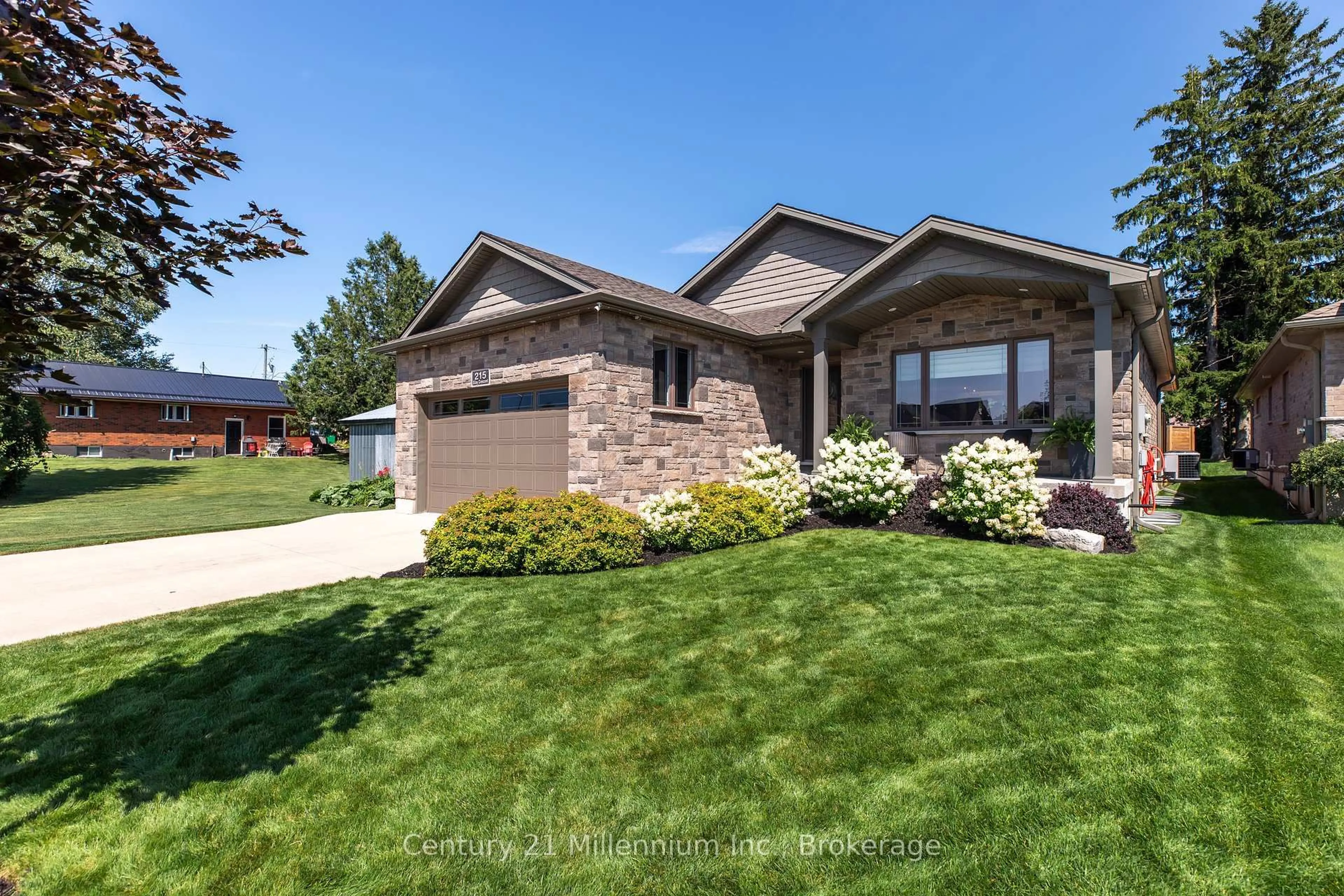 Home with brick exterior material, street for 215 Djay Cres, West Grey Ontario N0G 1R0