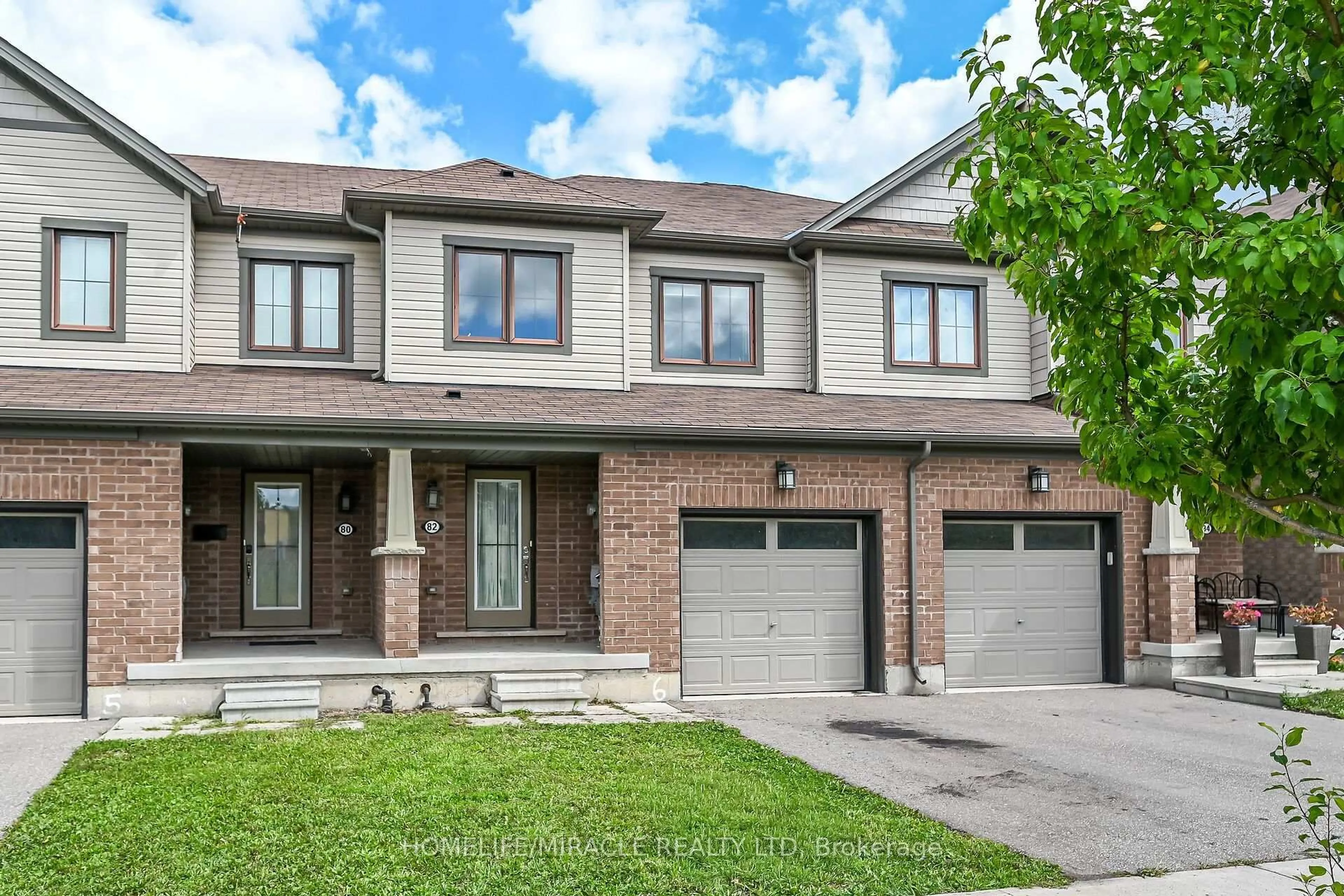 Home with brick exterior material, street for 82 Scarletwood St, Hamilton Ontario L8J 0K8