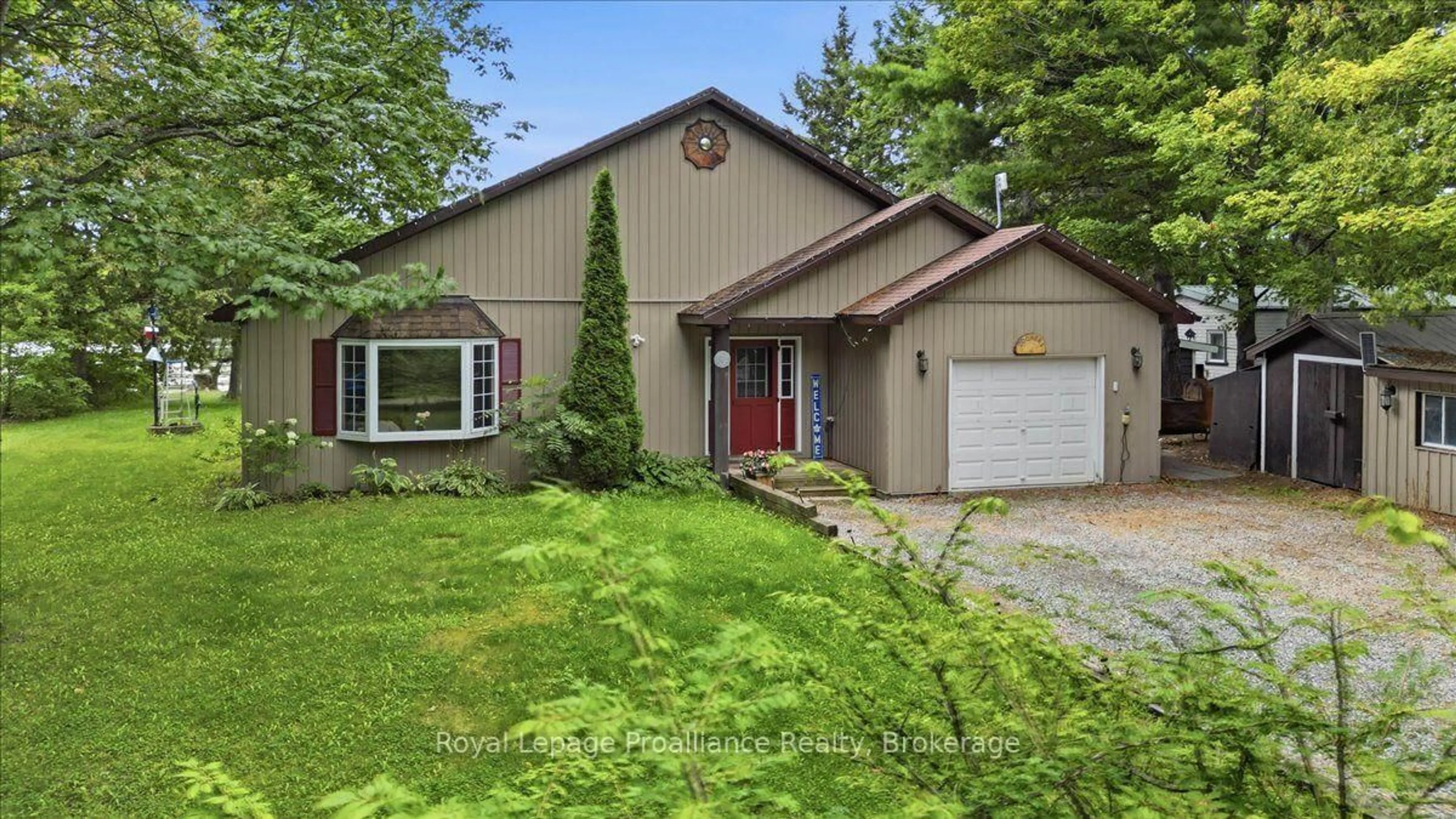 Home with vinyl exterior material, street for 249 4th Line E Line #C, Trent Hills Ontario K0L 1L0
