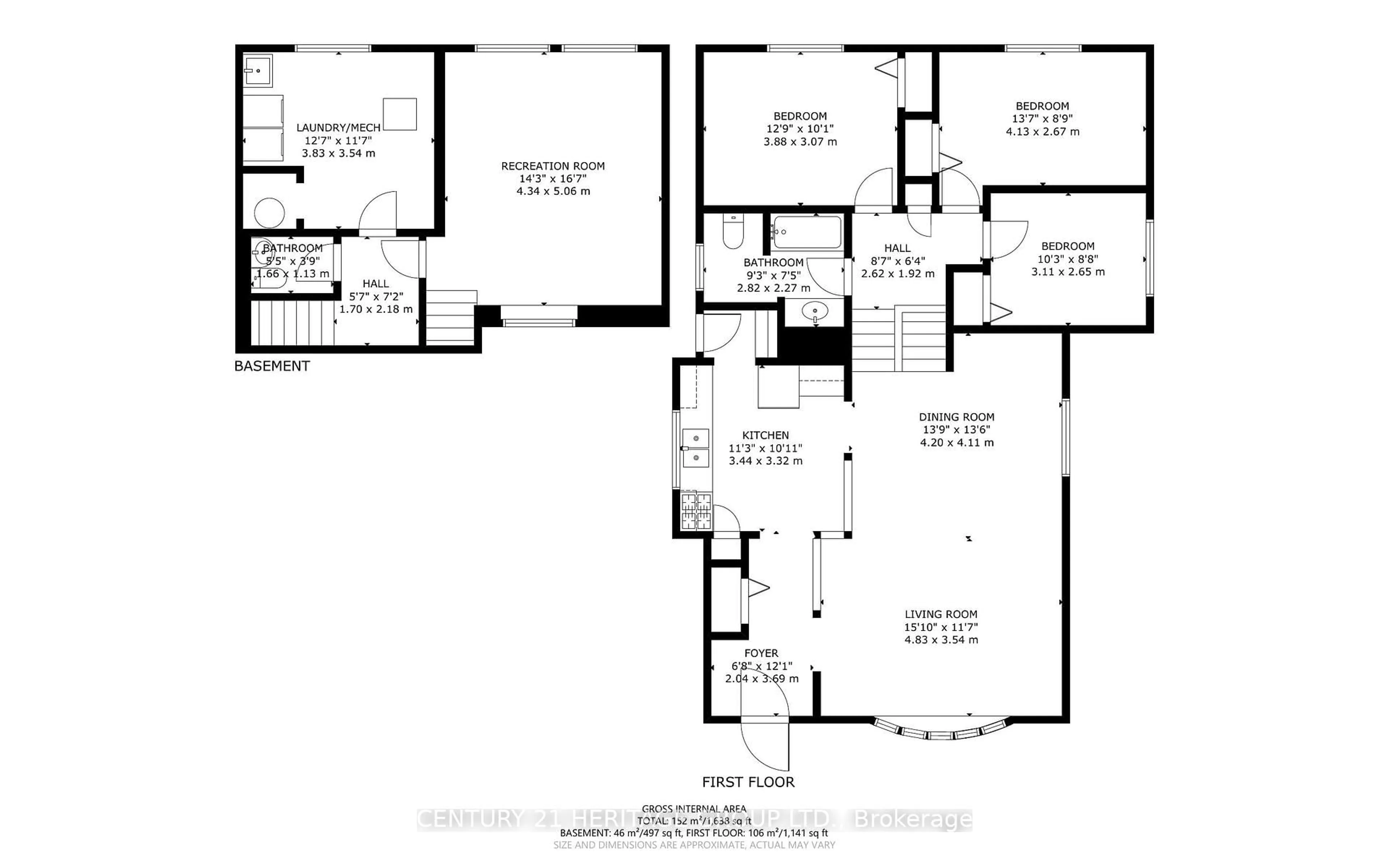Floor plan for 199 Paris Rd, Brantford Ontario N3R 1J2
