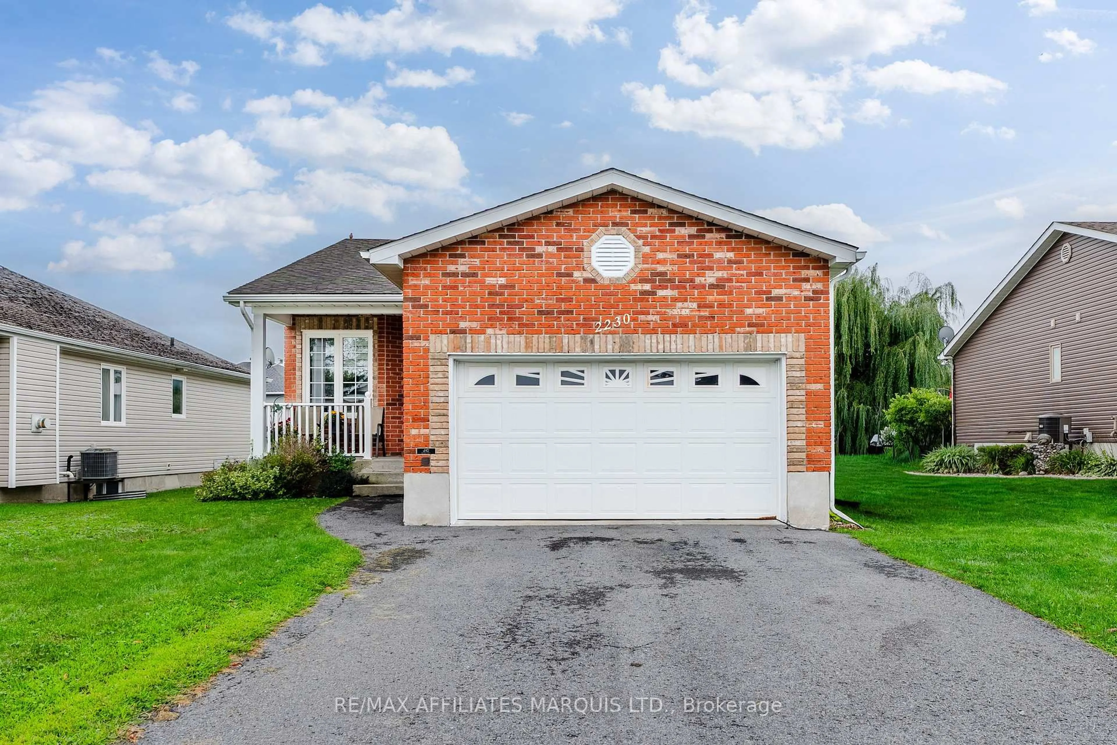 Home with brick exterior material, street for 2230 Glen Brook Dr, Cornwall Ontario K6H 7N2