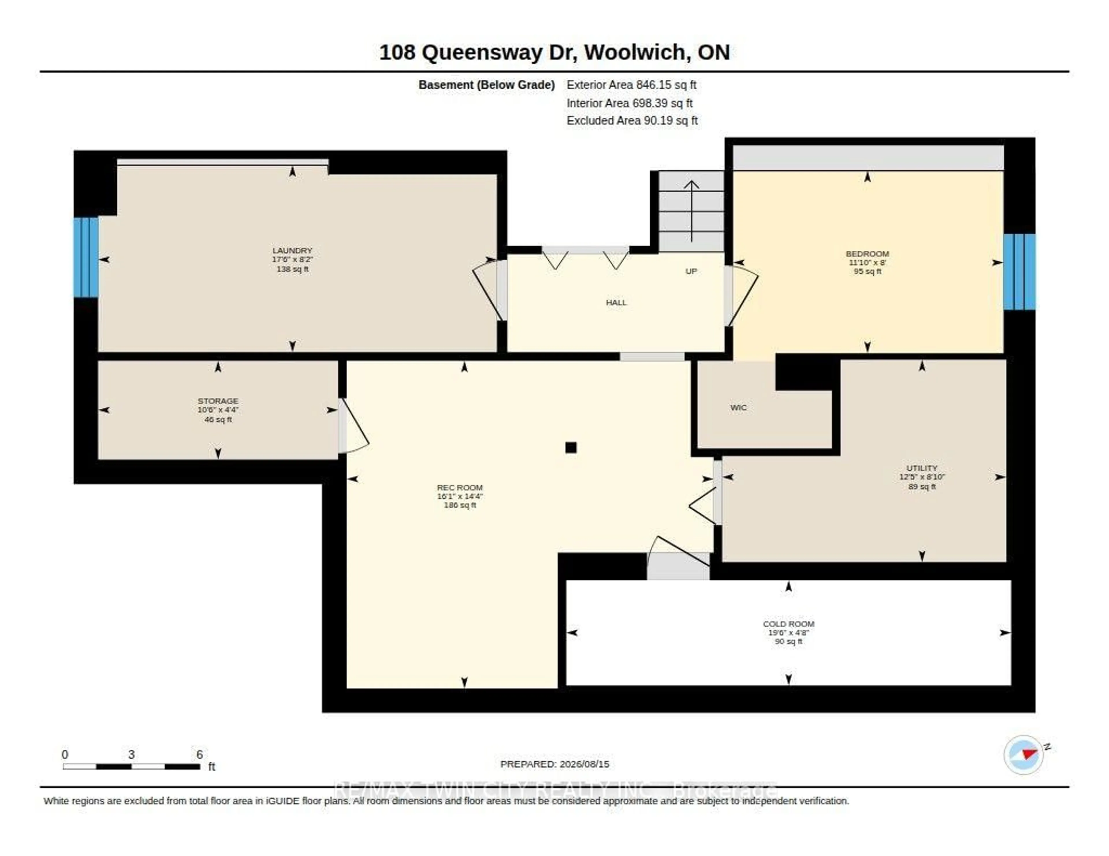 Floor plan for 108 Queensway Dr, Woolwich Ontario N3B 2T5