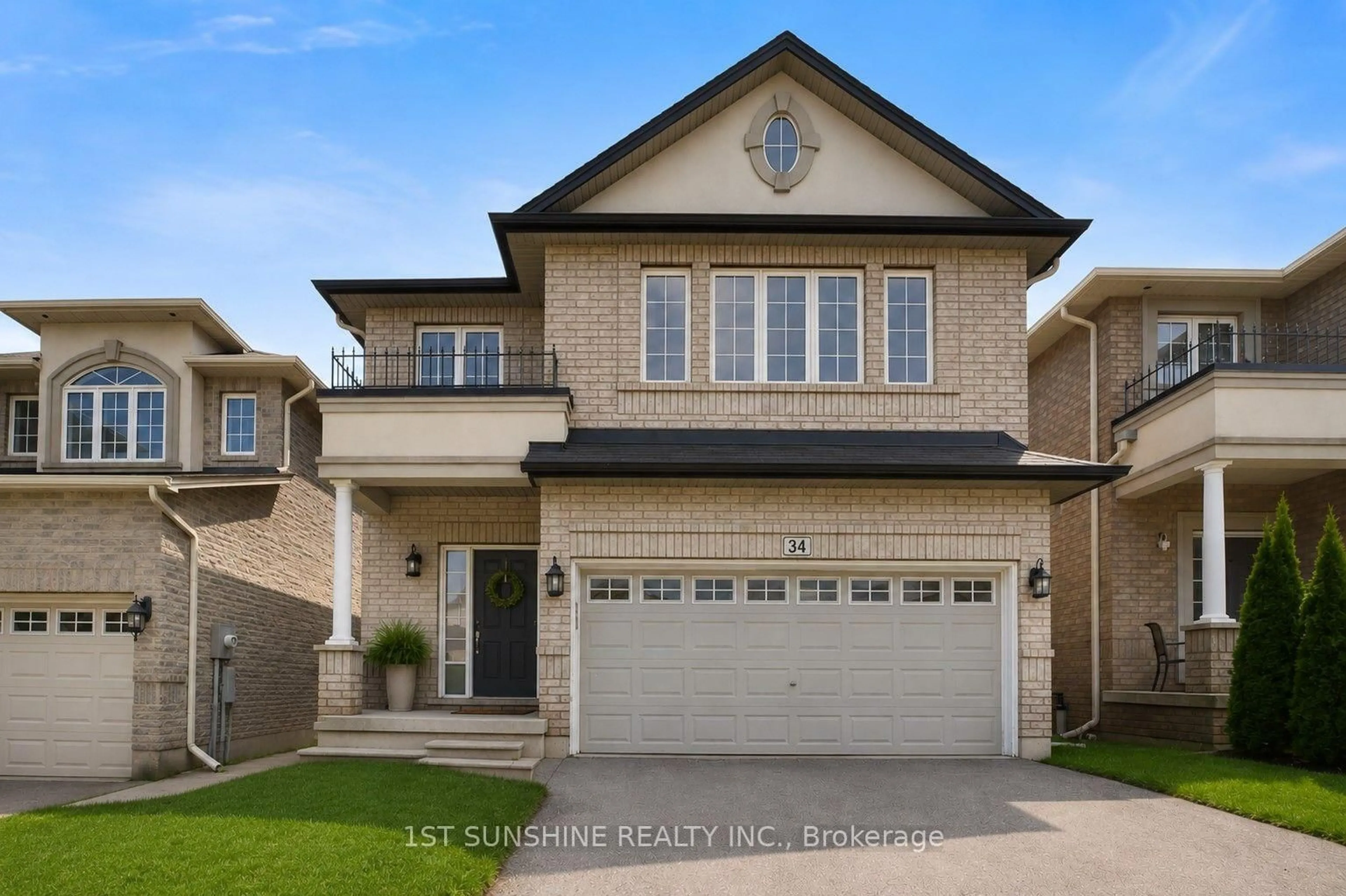 Home with vinyl exterior material, street for 34 House Lane, Hamilton Ontario L9K 0G1