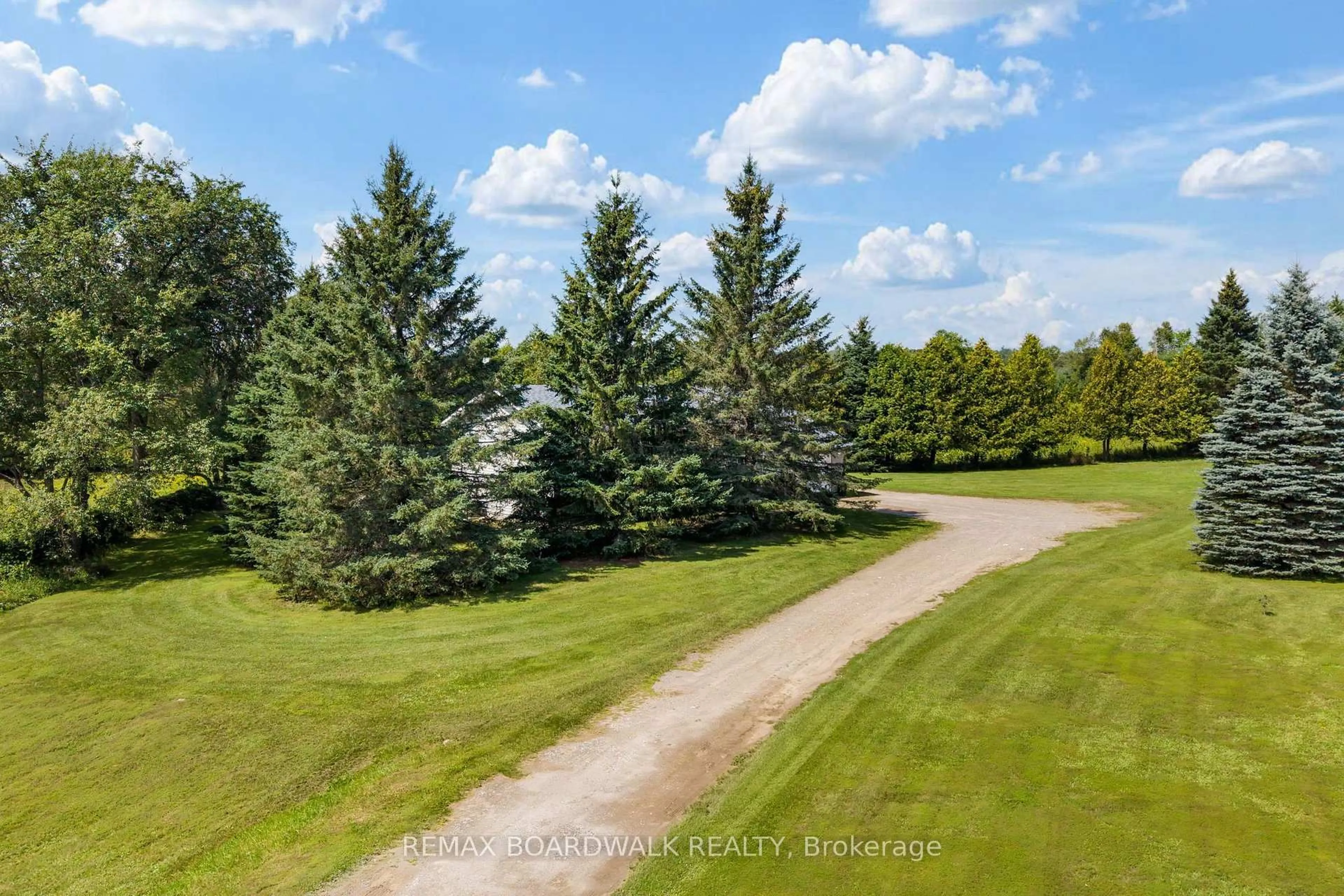 A pic from outside/outdoor area/front of a property/back of a property/a pic from drone, forest/trees view for 1901 Rosetta Rd, Lanark Ontario K0G 1K0
