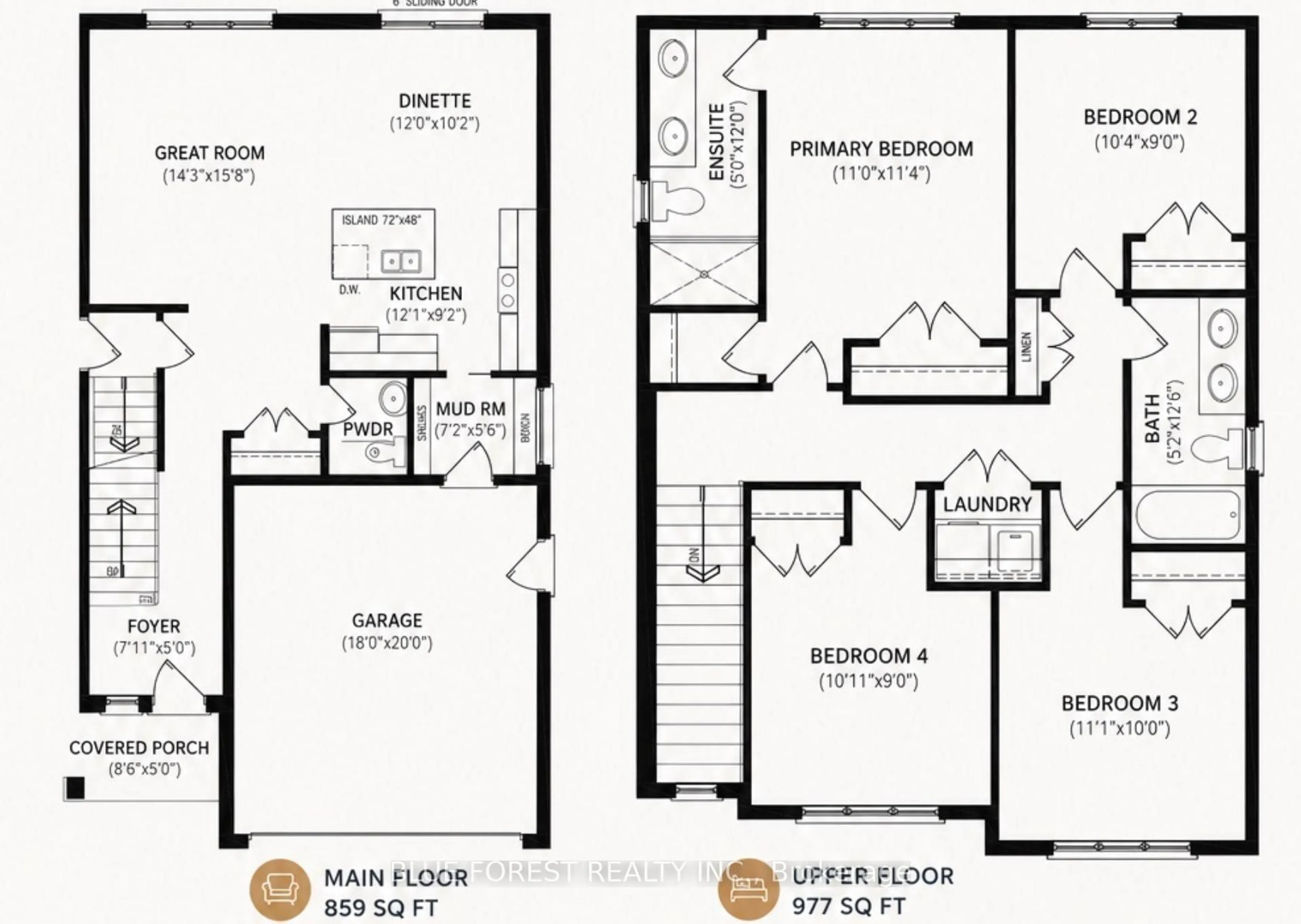 Floor plan for Lot 21 Ayrshire Ave, London South Ontario N6P 0J5