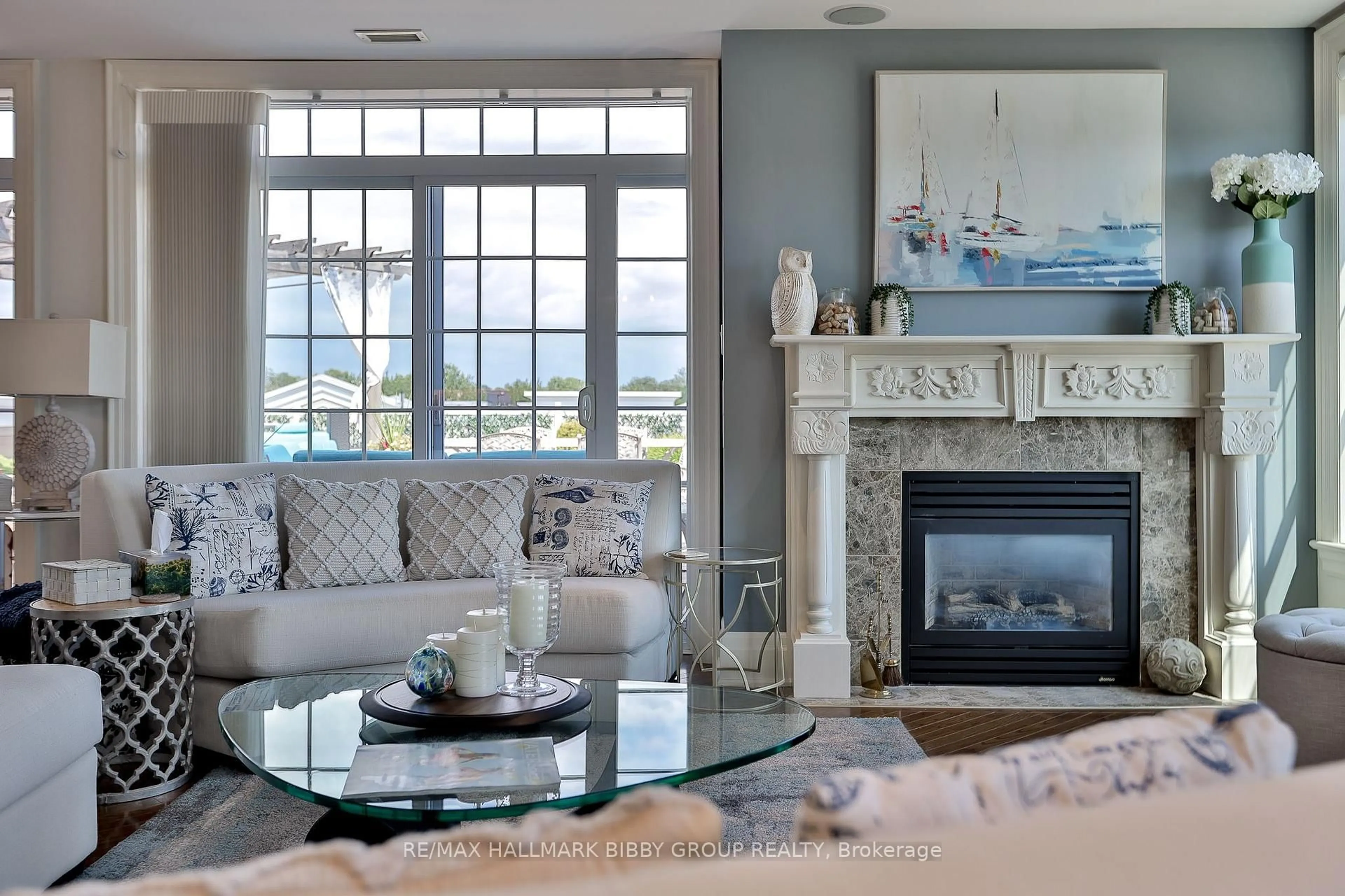 Living room with furniture, unknown for 145 Third St #411, Cobourg Ontario K9A 5X1