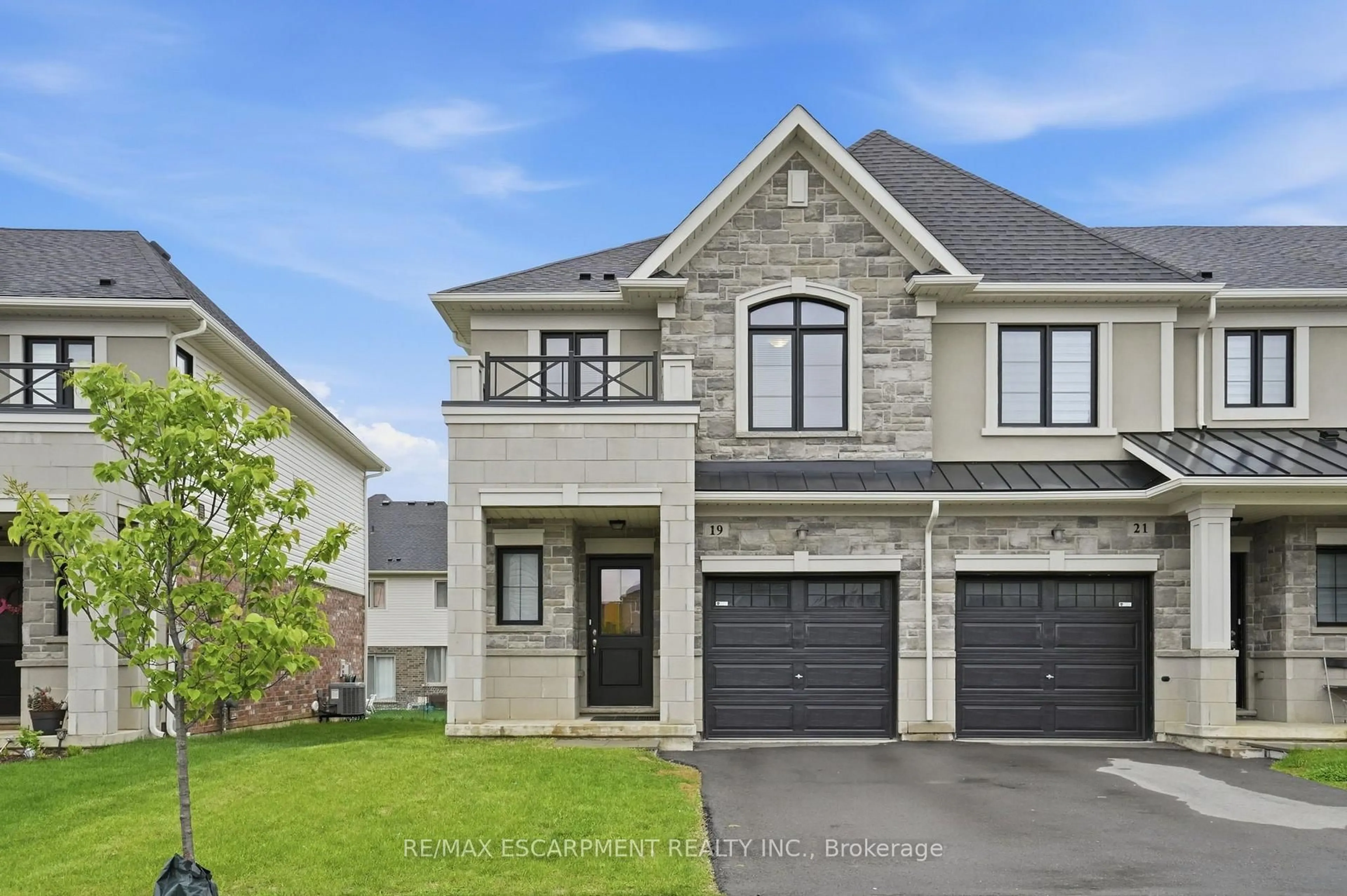 Home with brick exterior material, street for 19 Mia Dr, Hamilton Ontario L9B 0K1
