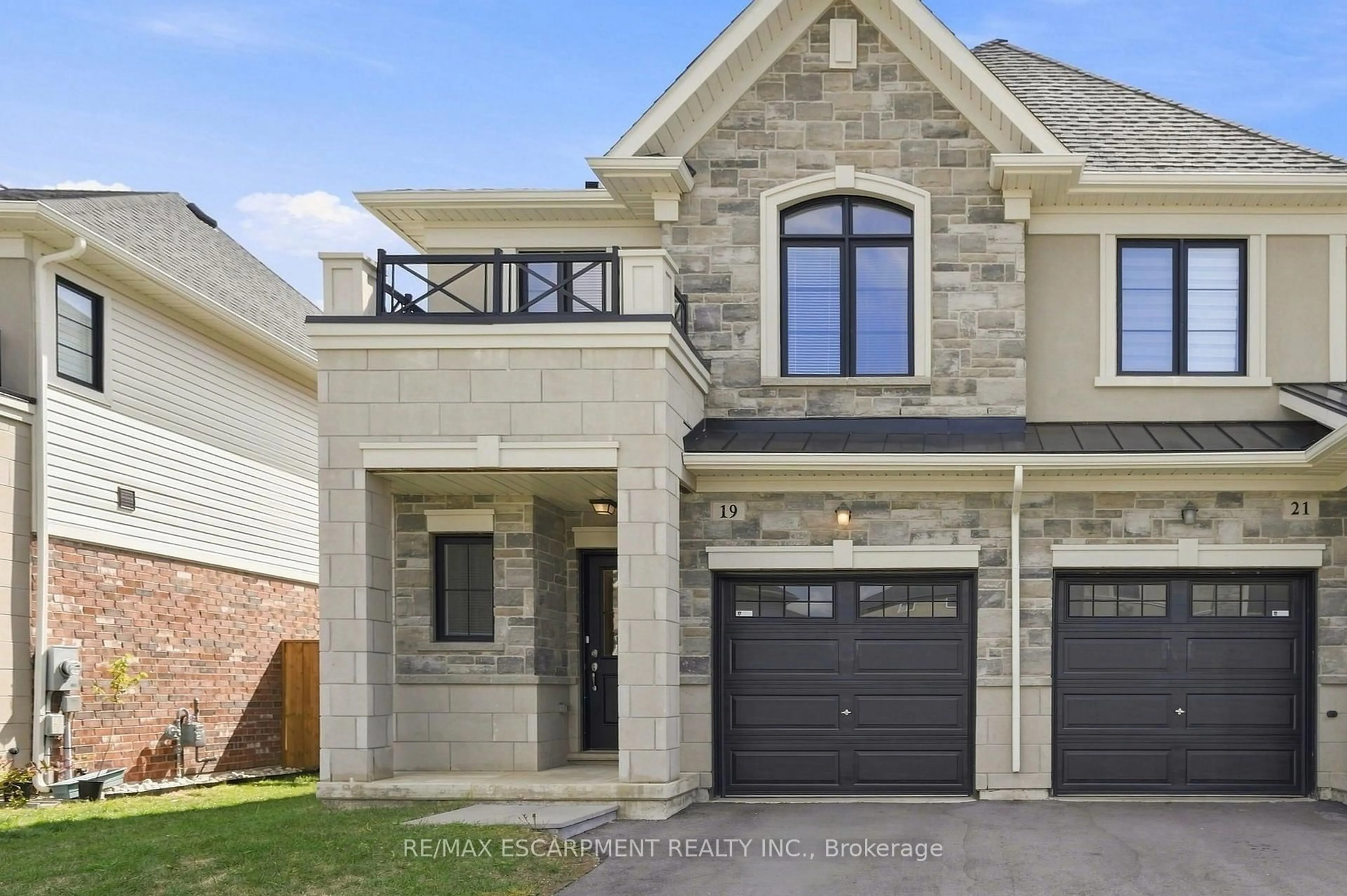 Home with brick exterior material, street for 19 Mia Dr, Hamilton Ontario L9B 0K1
