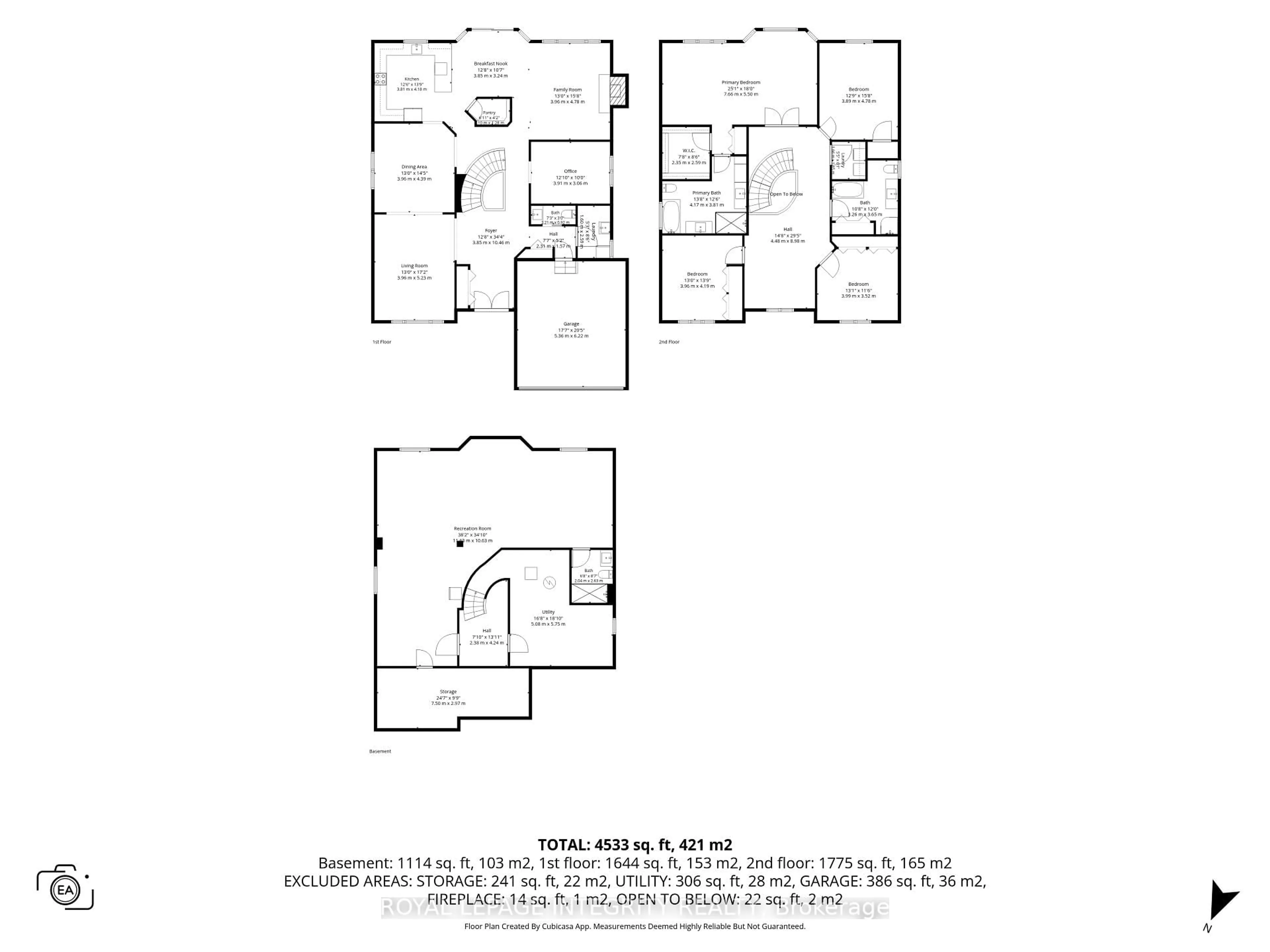 Floor plan for 40 Bon Echo Cres, Kanata Ontario K2M 2W6