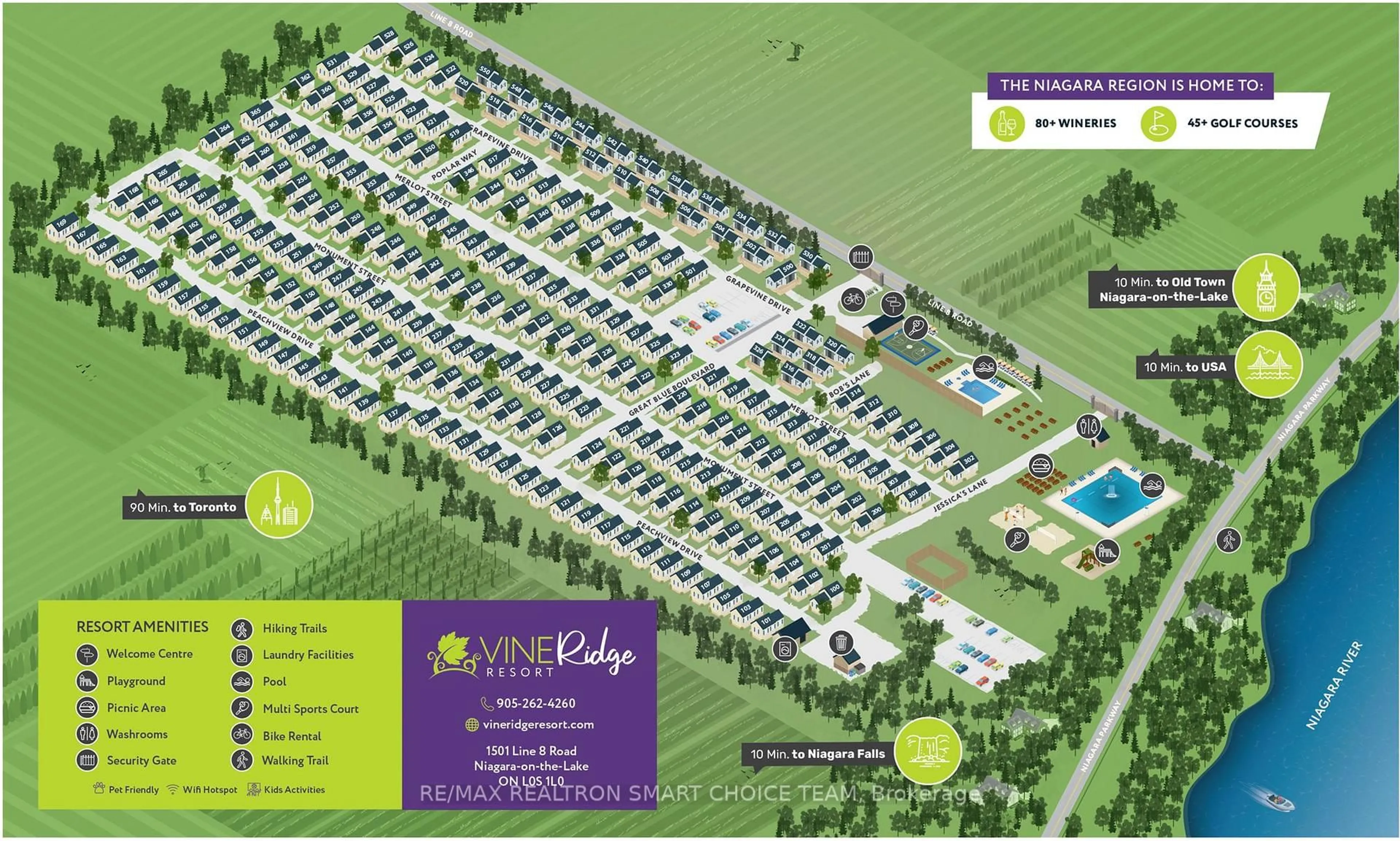Floor plan for 1501 Line 8 Rd #241, Niagara-on-the-Lake Ontario L0S 1J0