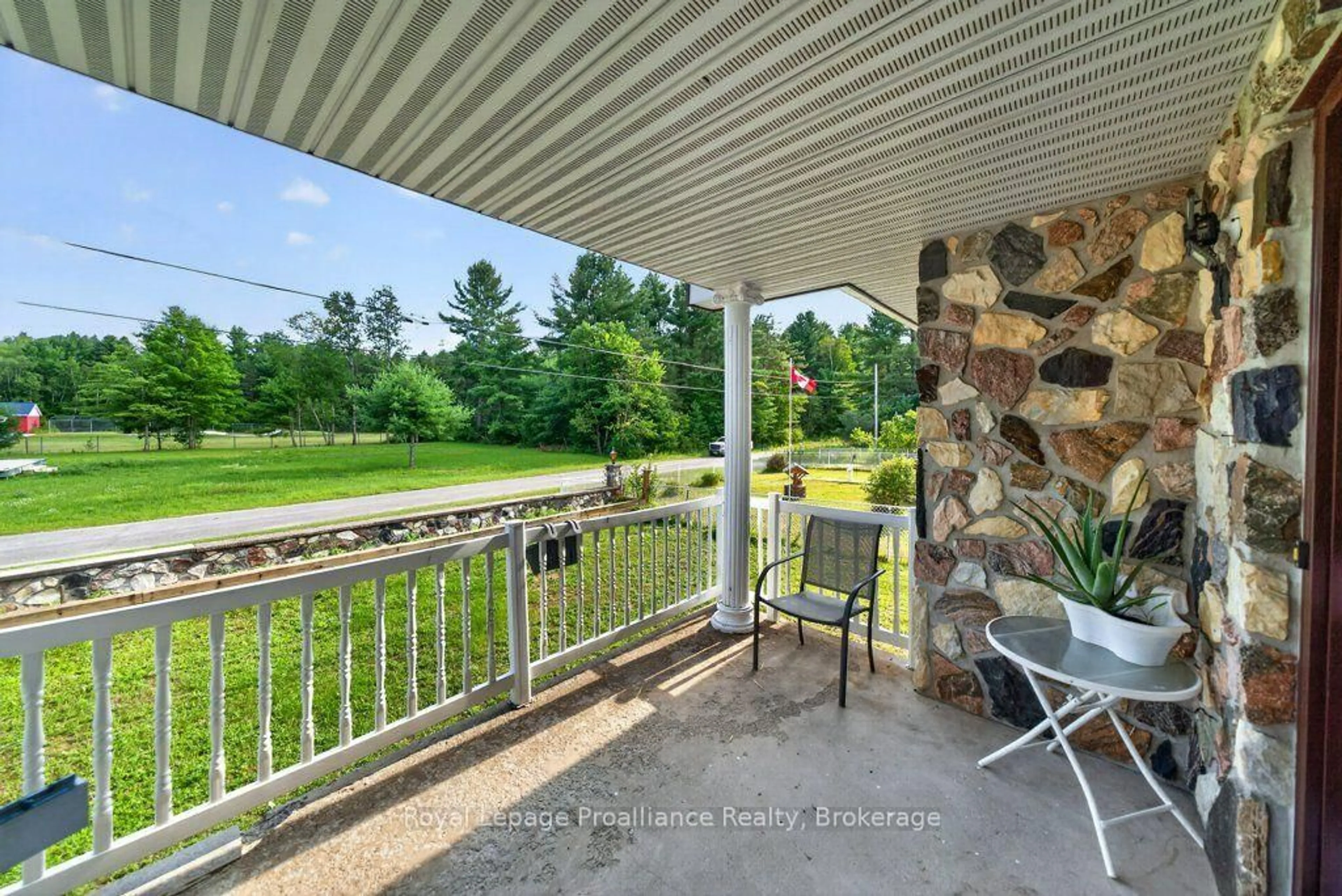 Patio, water/lake/river/ocean view for 17 West Park Lane/ 32 Tall Pine Road, Addington Highlands Ontario K0H 2G0