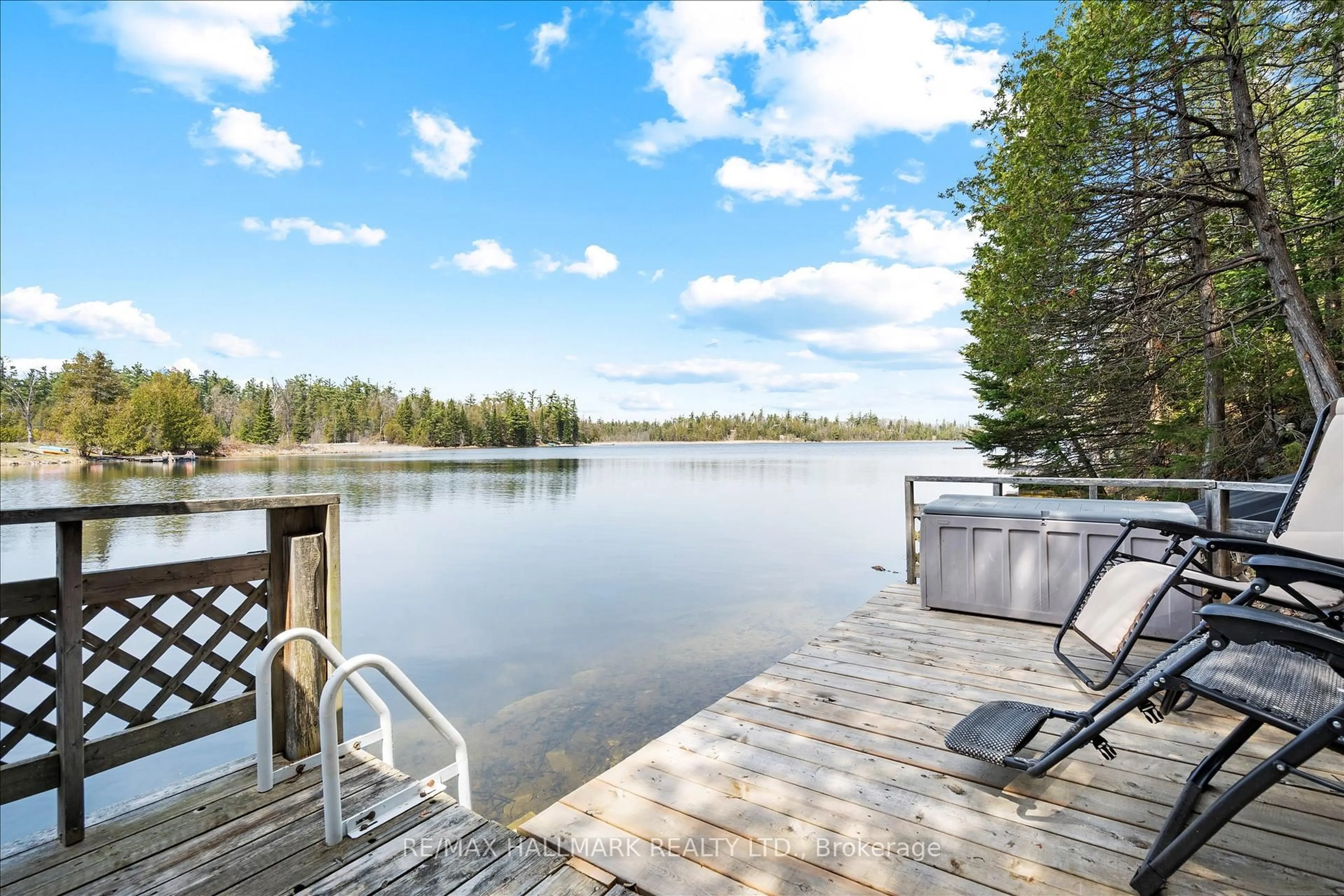 Patio, water/lake/river/ocean view for 25 Little Silver Lake Way, Trent Lakes Ontario K0M 1A0
