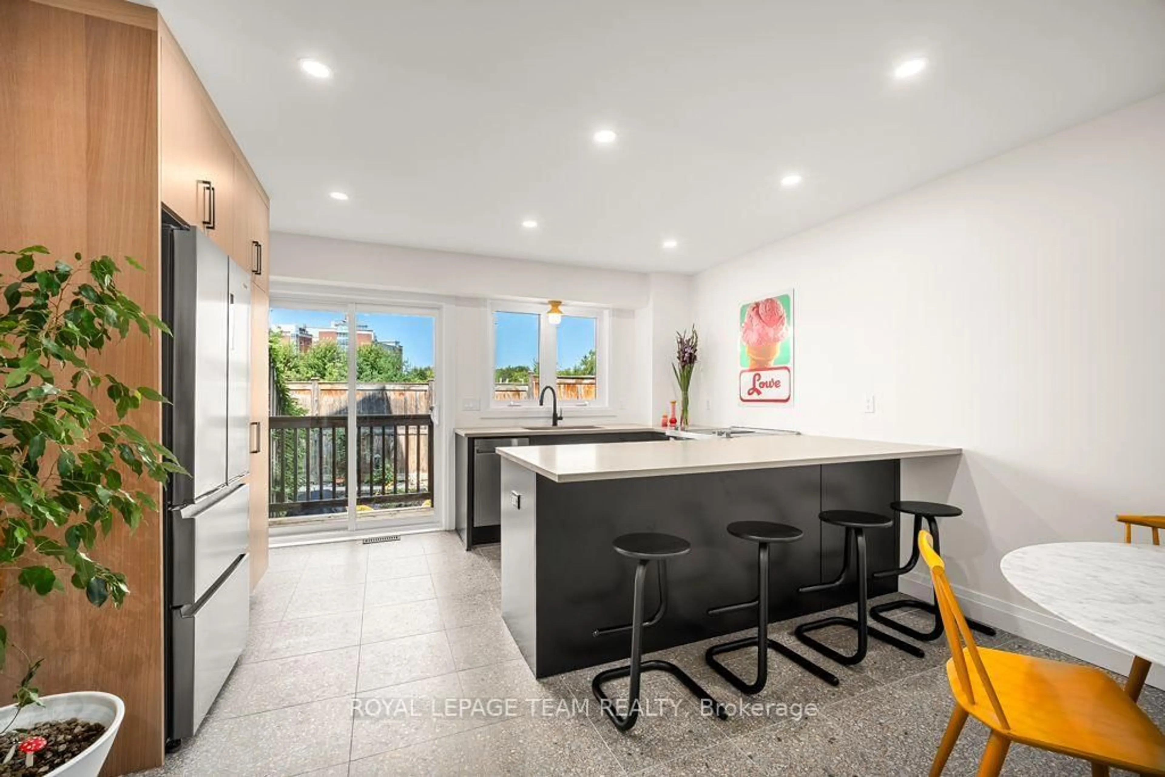 Open concept kitchen, ceramic/tile floor for 575 OLD ST PATRICK St #17, Ottawa Ontario K1N 9H5