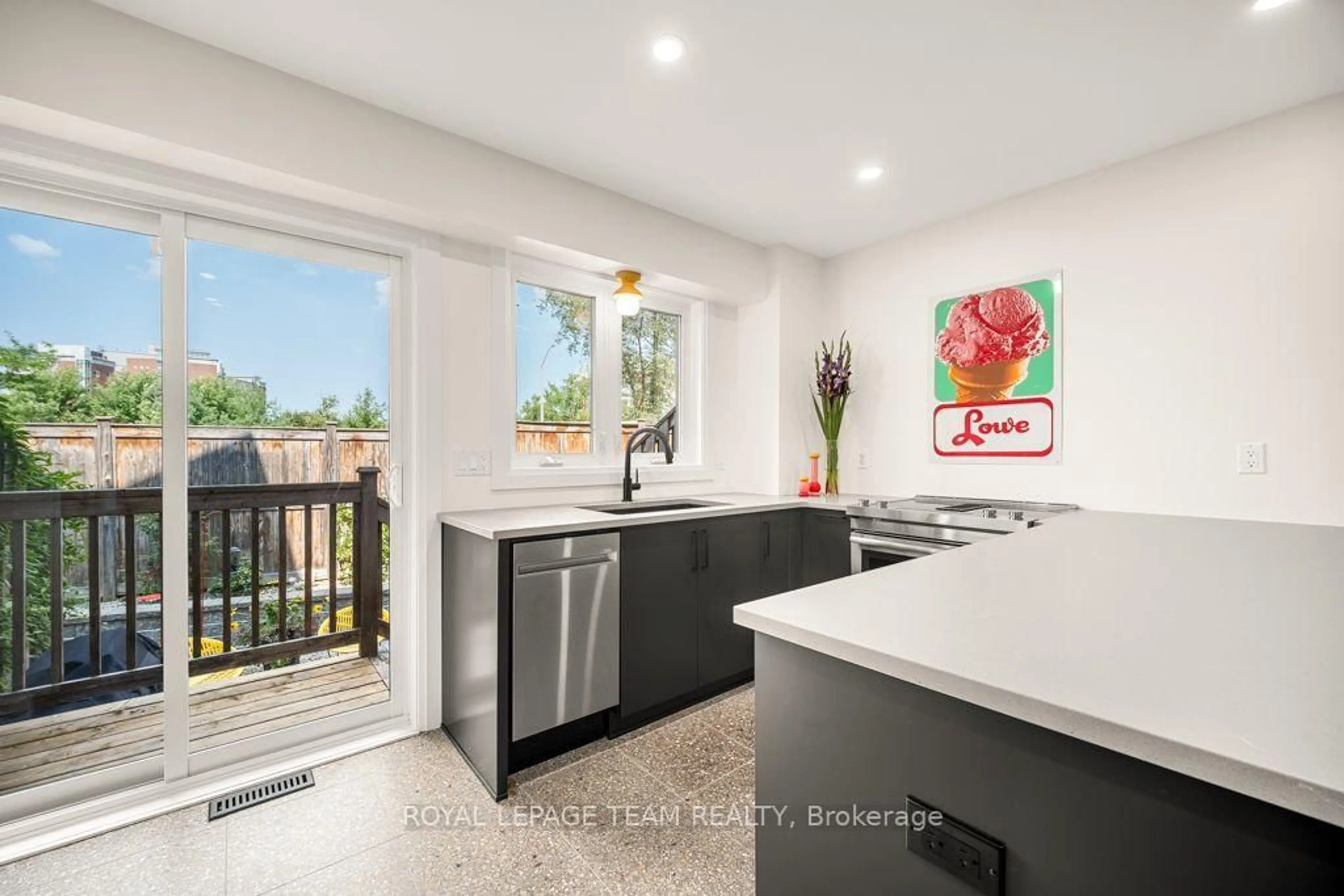 Contemporary kitchen, ceramic/tile floor for 575 OLD ST PATRICK St #17, Ottawa Ontario K1N 9H5