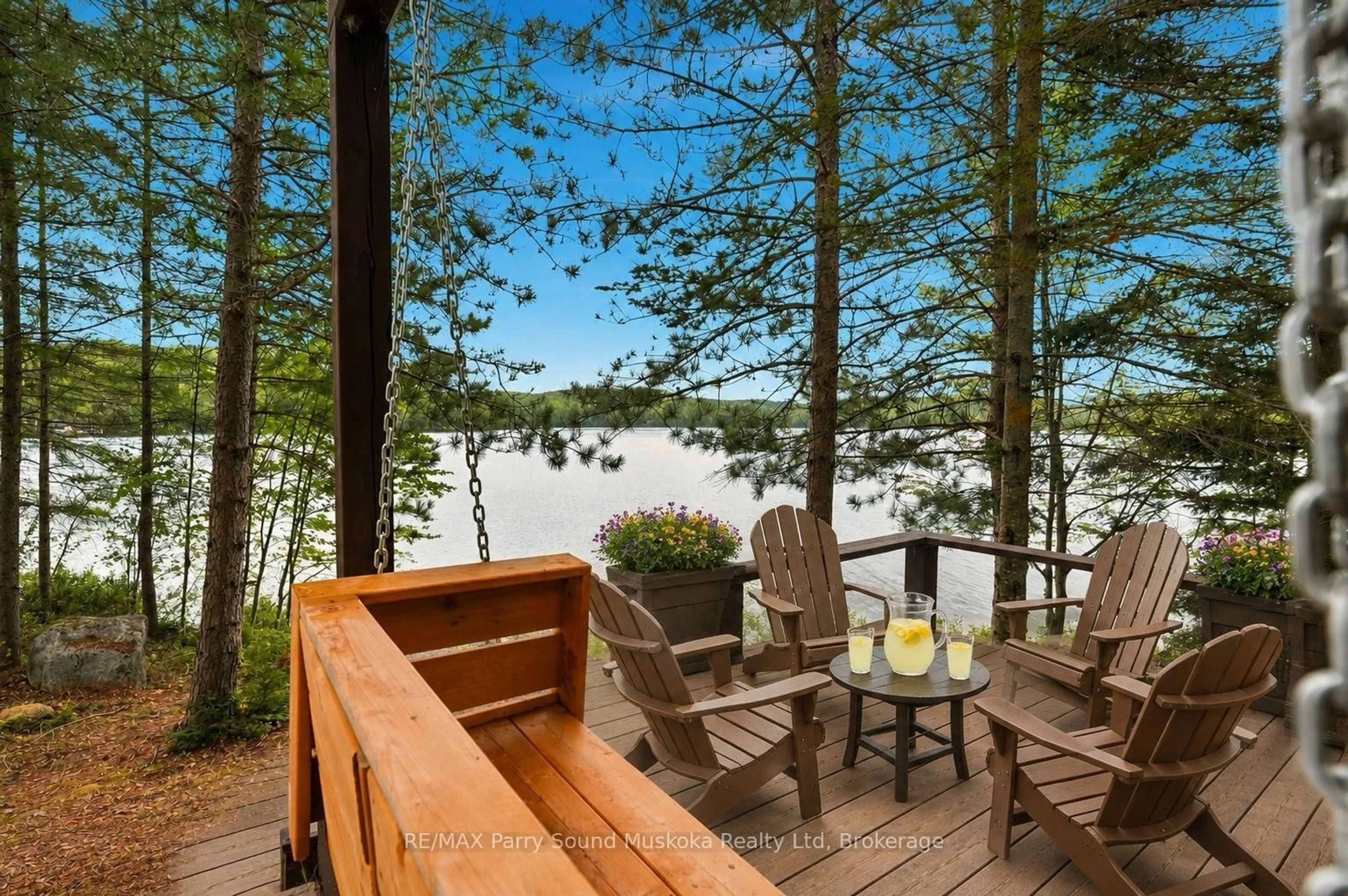 Patio, water/lake/river/ocean view for 569 Ralph Rd, Parry Sound Remote Area Ontario P0H 2L0