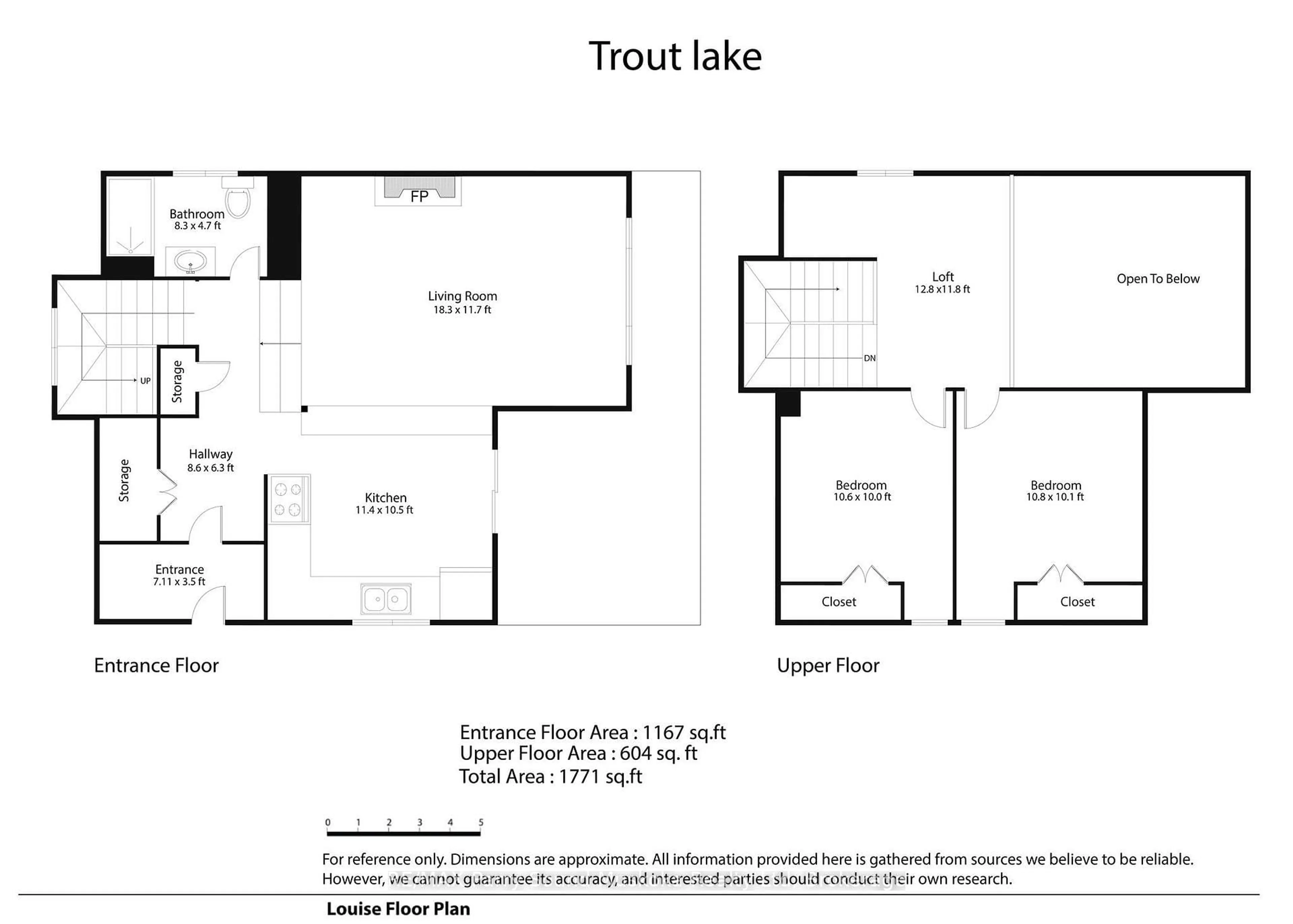 Floor plan for 569 Ralph Rd, Parry Sound Remote Area Ontario P0H 2L0