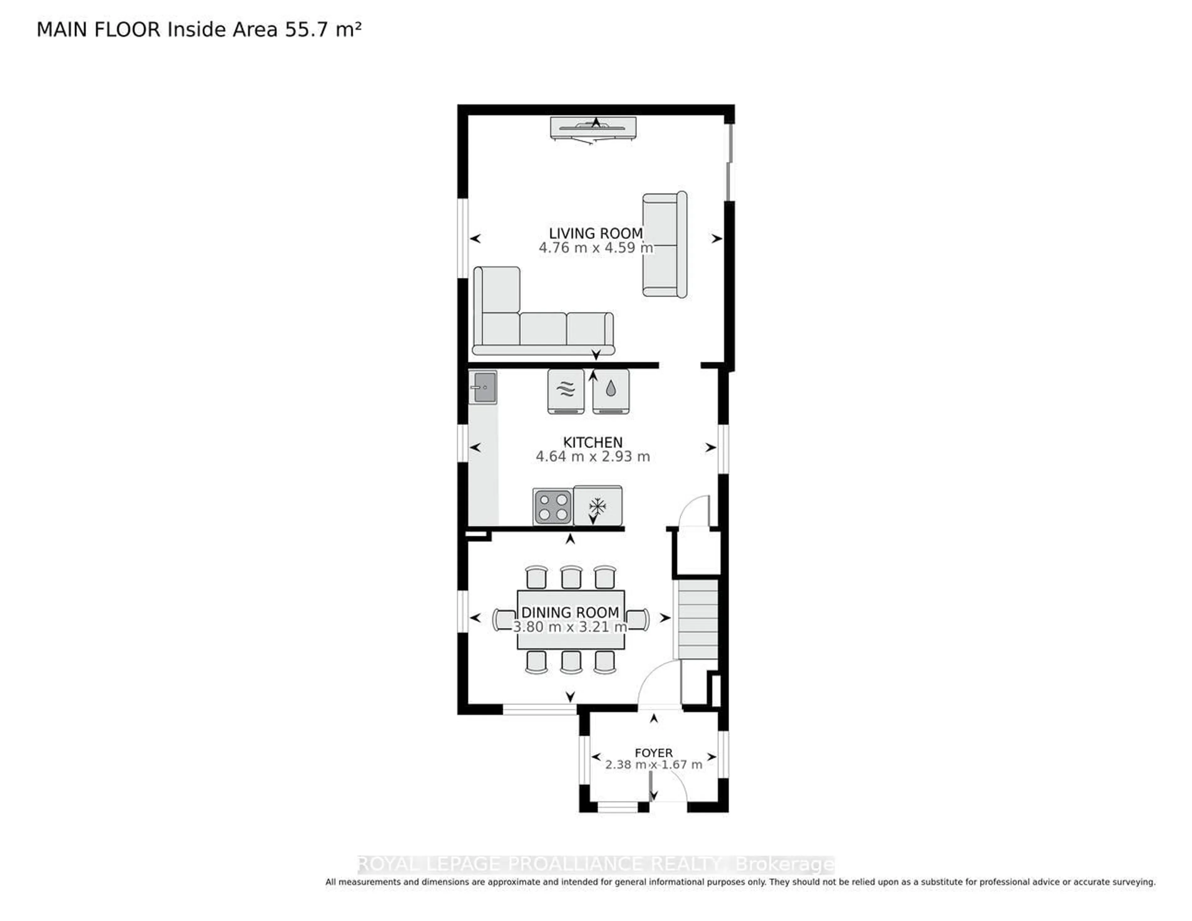 Floor plan for 300 Park St, Prescott Ontario K0E 1T0