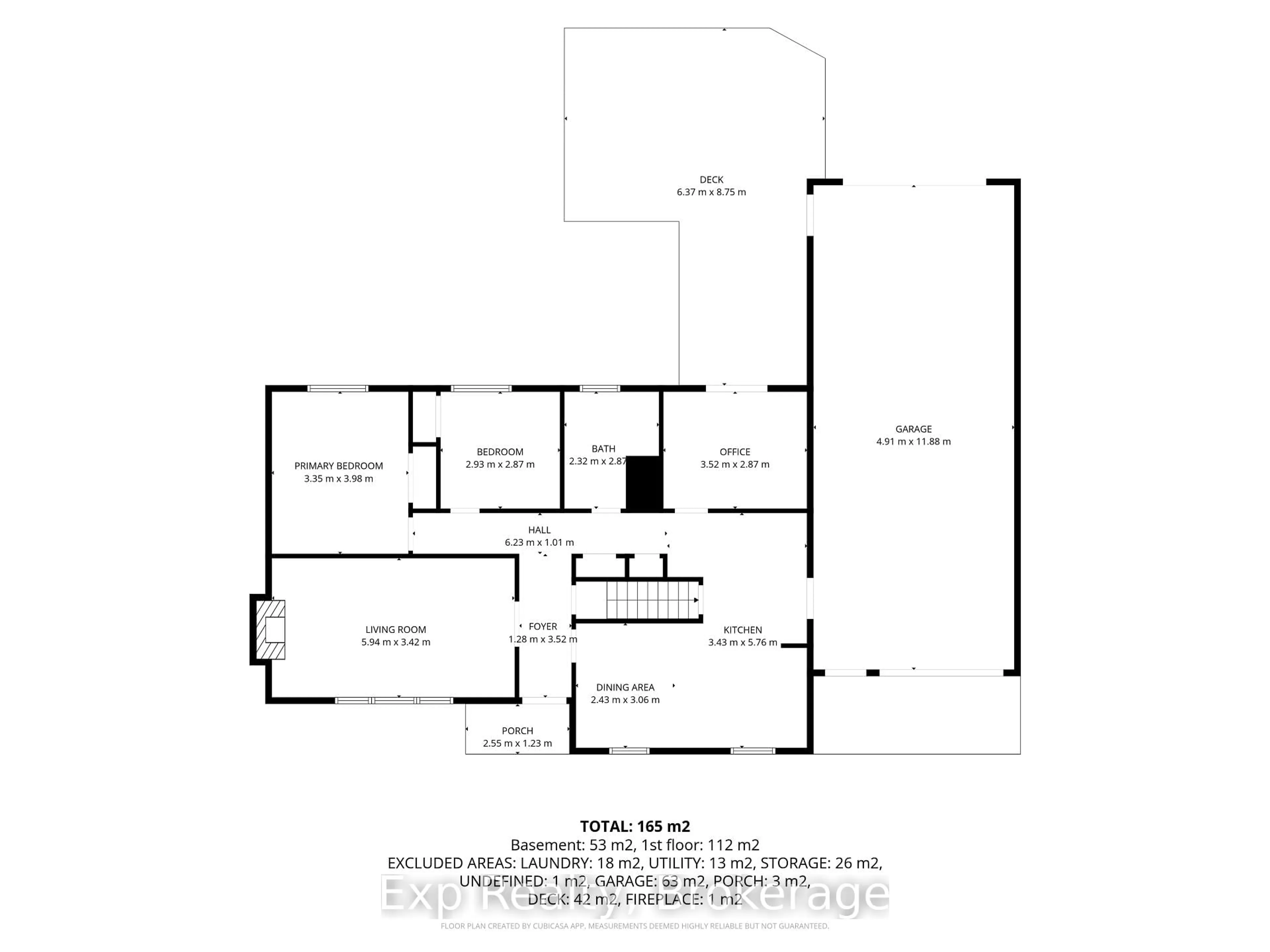 Floor plan for 57 Huntingwood Dr, Belleville Ontario K8N 4Z5