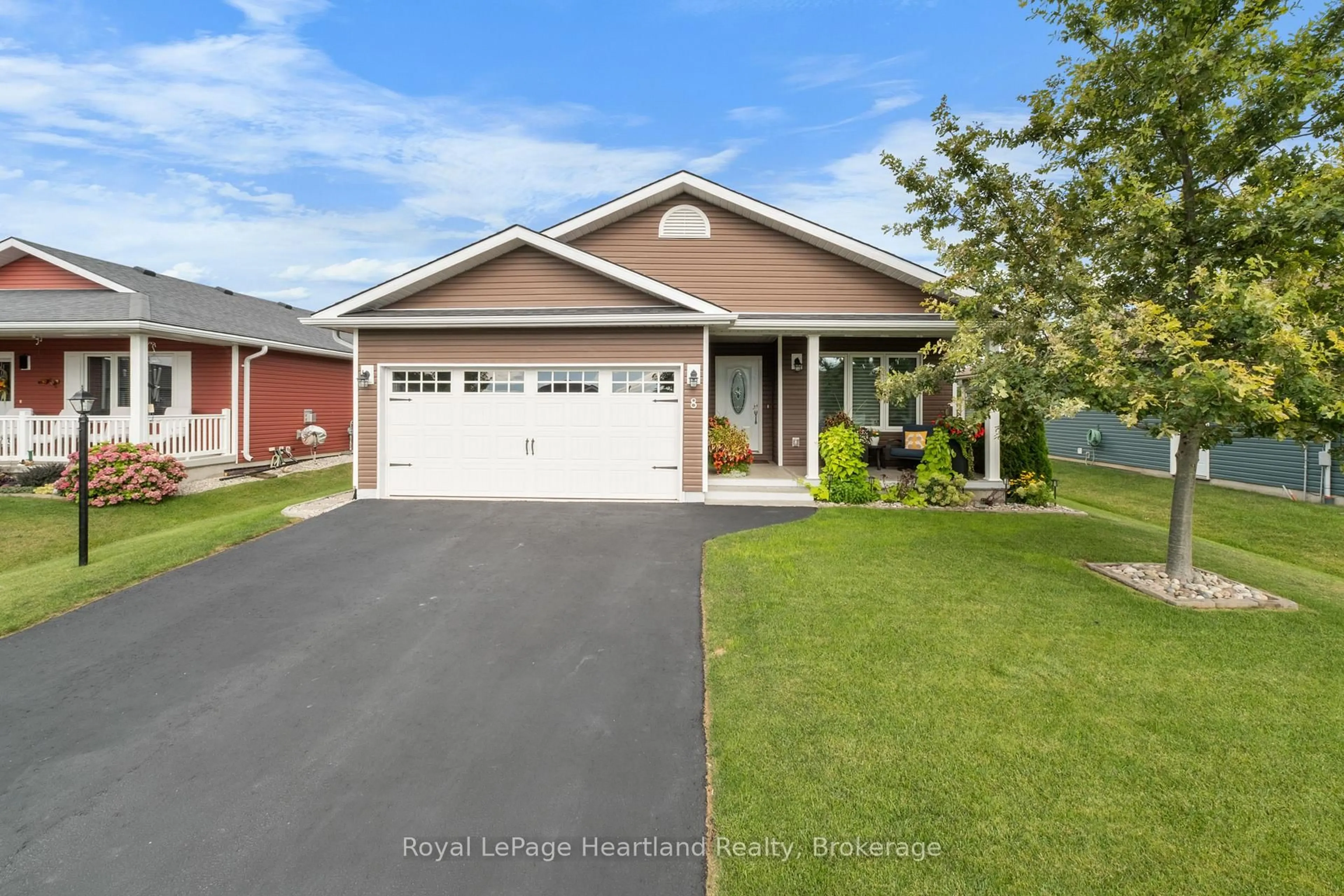 Home with vinyl exterior material, street for 8 Windward Way, Ashfield-Colborne-Wawanosh Ontario N7A 0B2