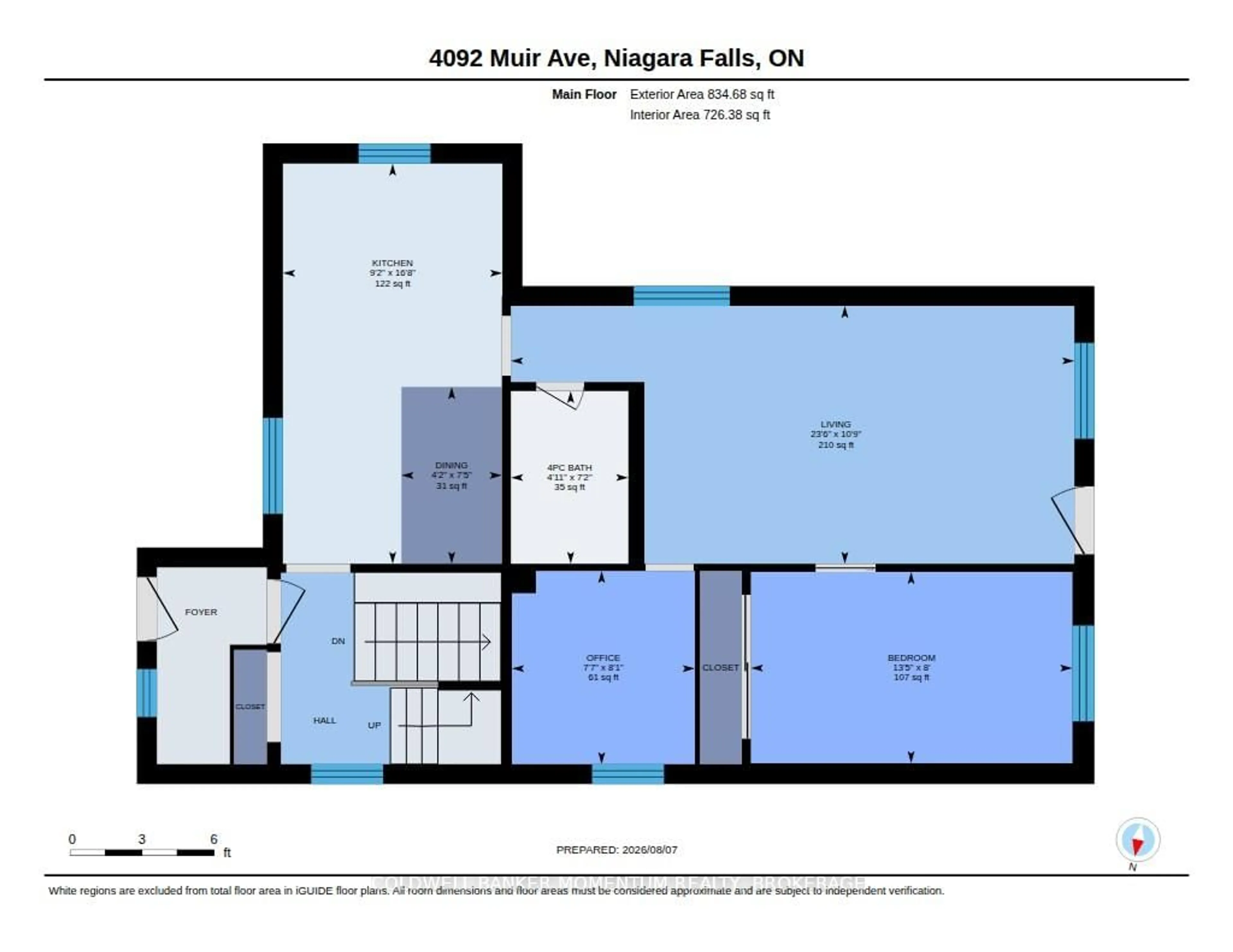Floor plan for 4092 Muir Ave, Niagara Falls Ontario L2E 3L3