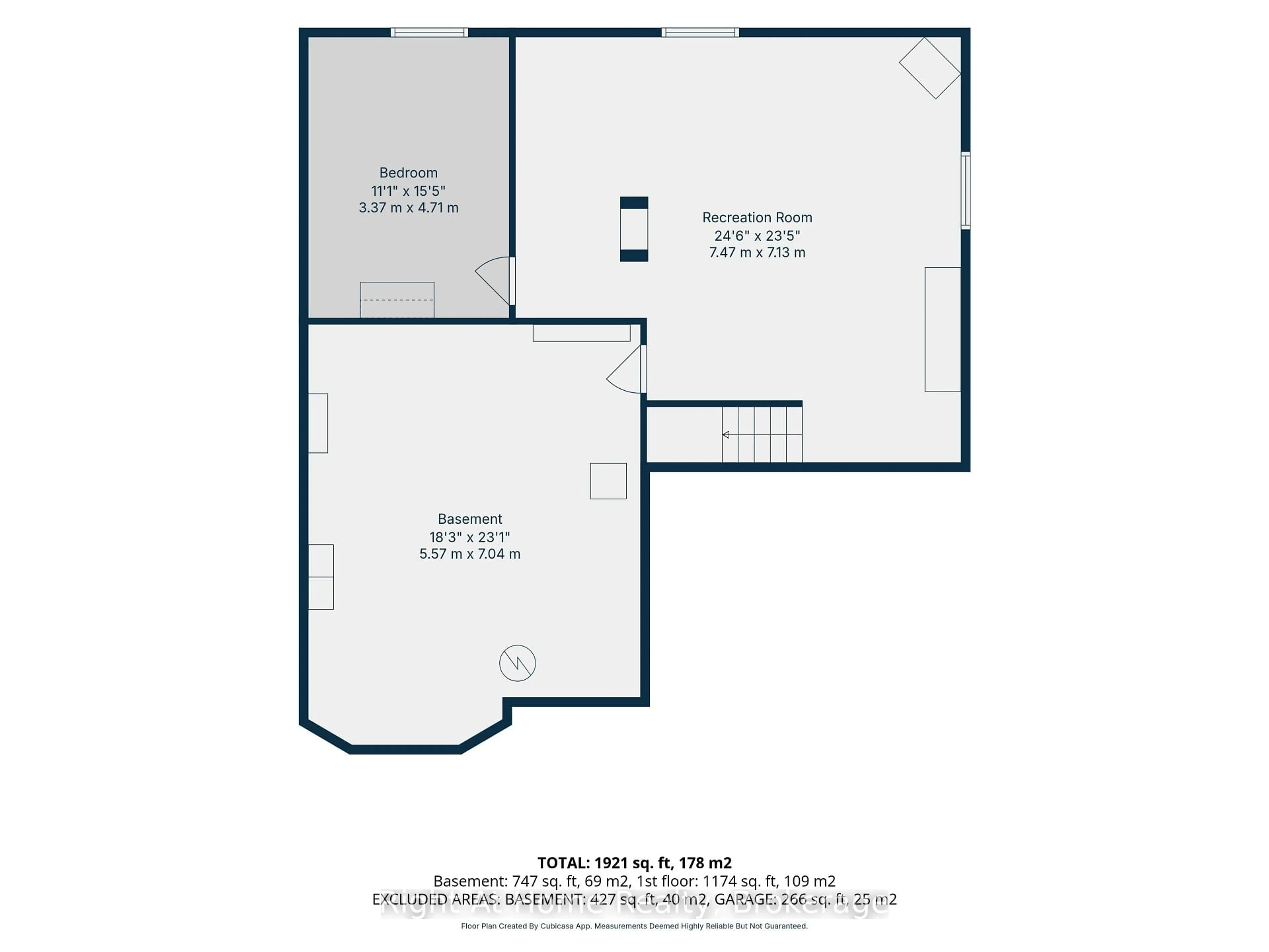 Floor plan for 191 Harold St, Smiths Falls Ontario K7A 0A1