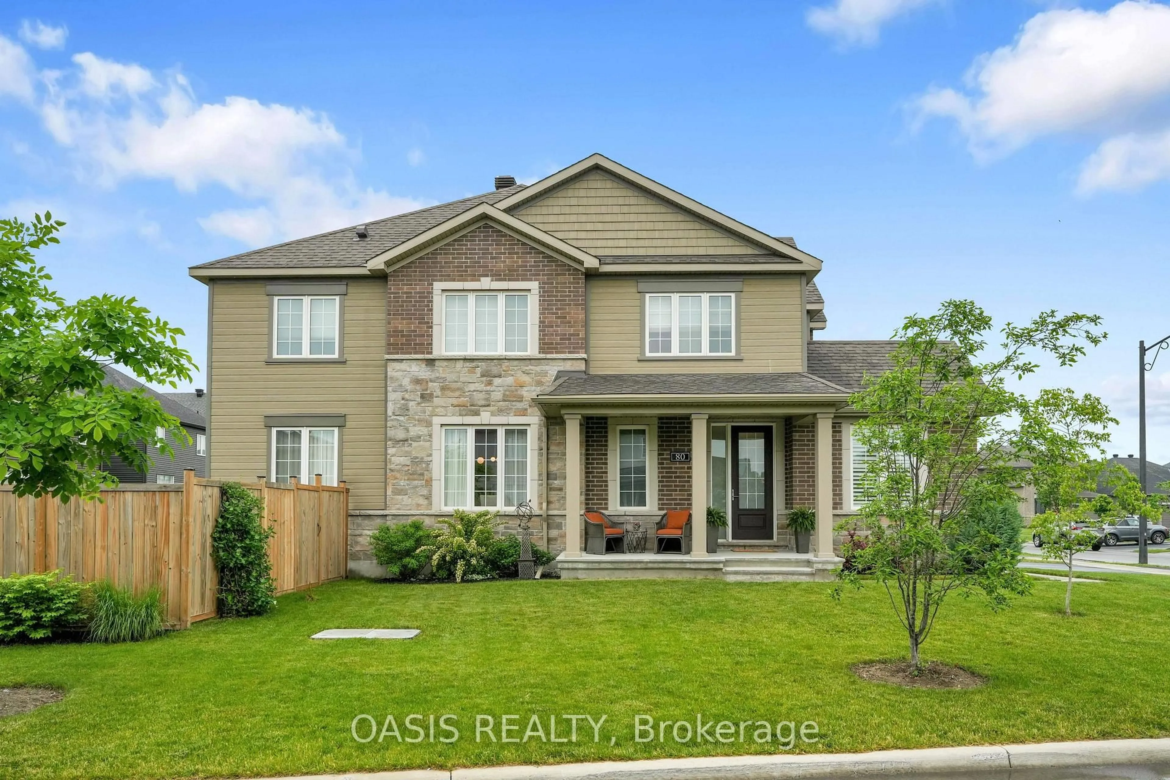 Home with brick exterior material, street for 80 Lantern Rd, Ottawa Ontario K4M 0N4