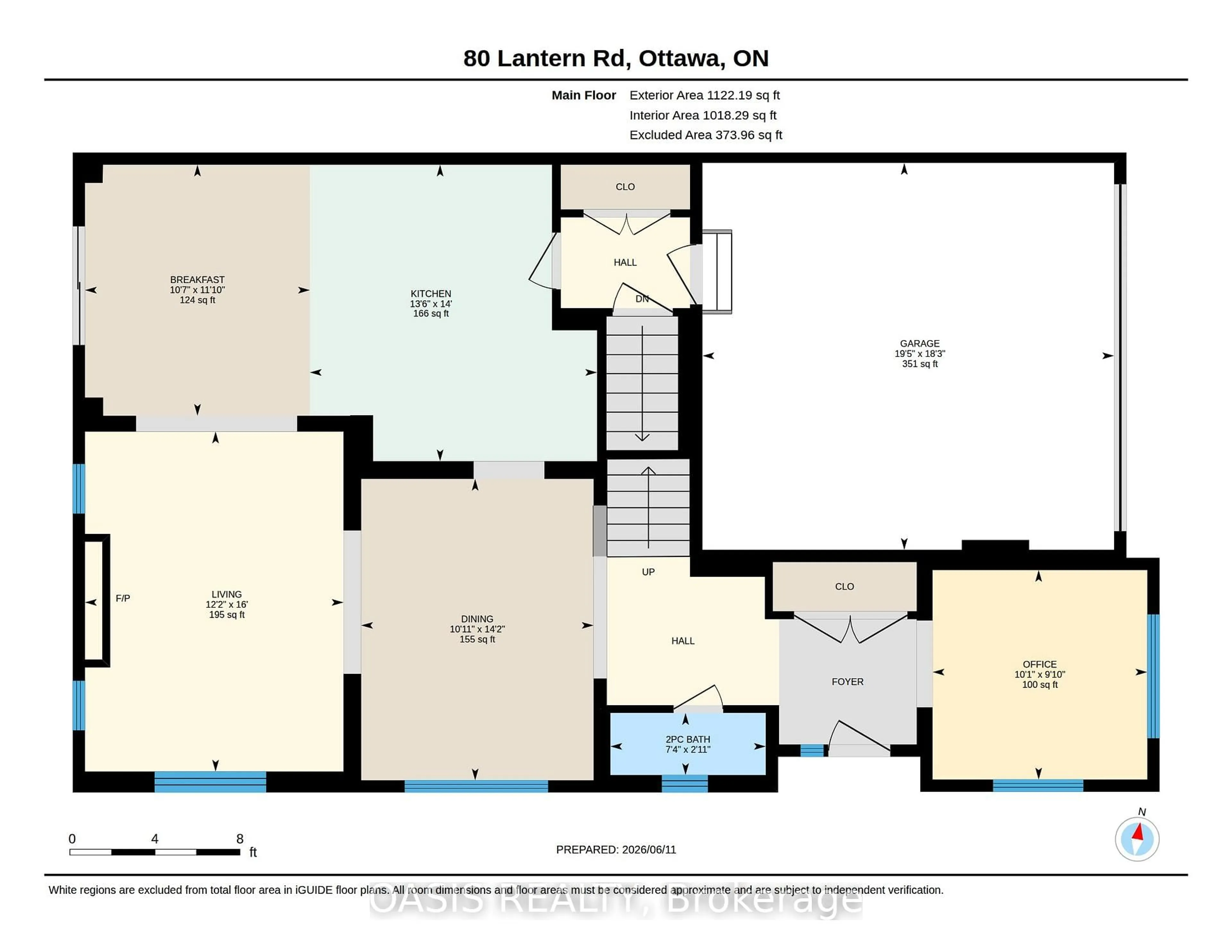 Floor plan for 80 Lantern Rd, Ottawa Ontario K4M 0N4