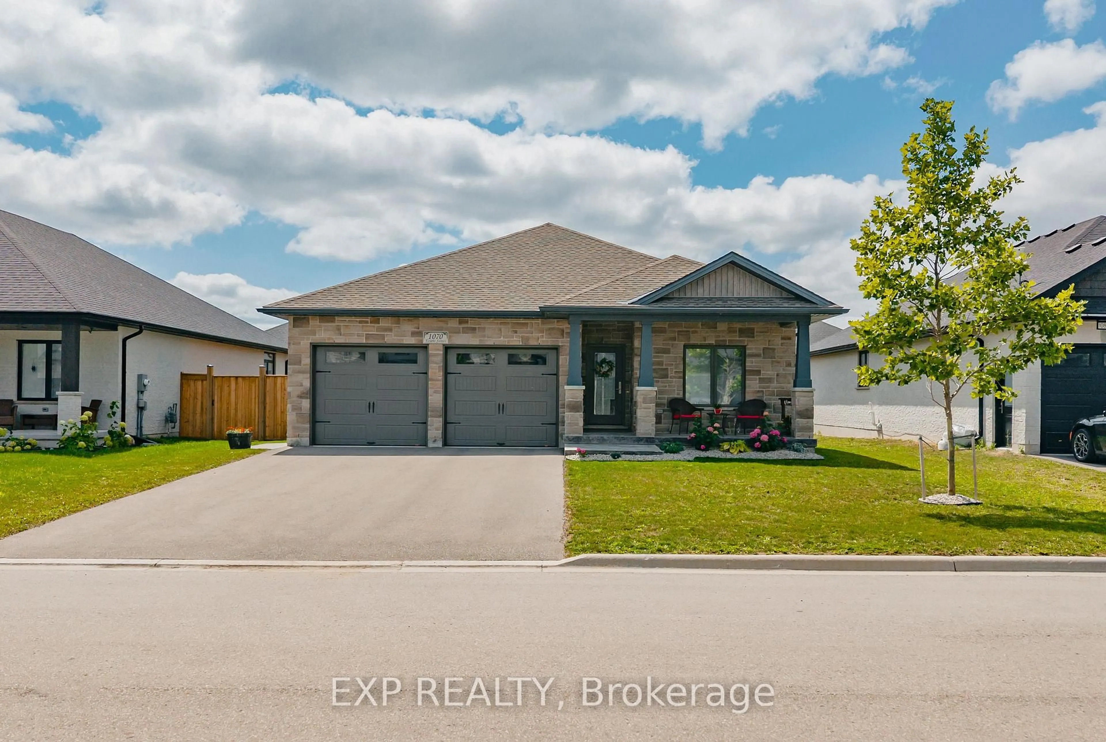 Home with brick exterior material, street for 1070 Evans St, North Perth Ontario N4W 0J9