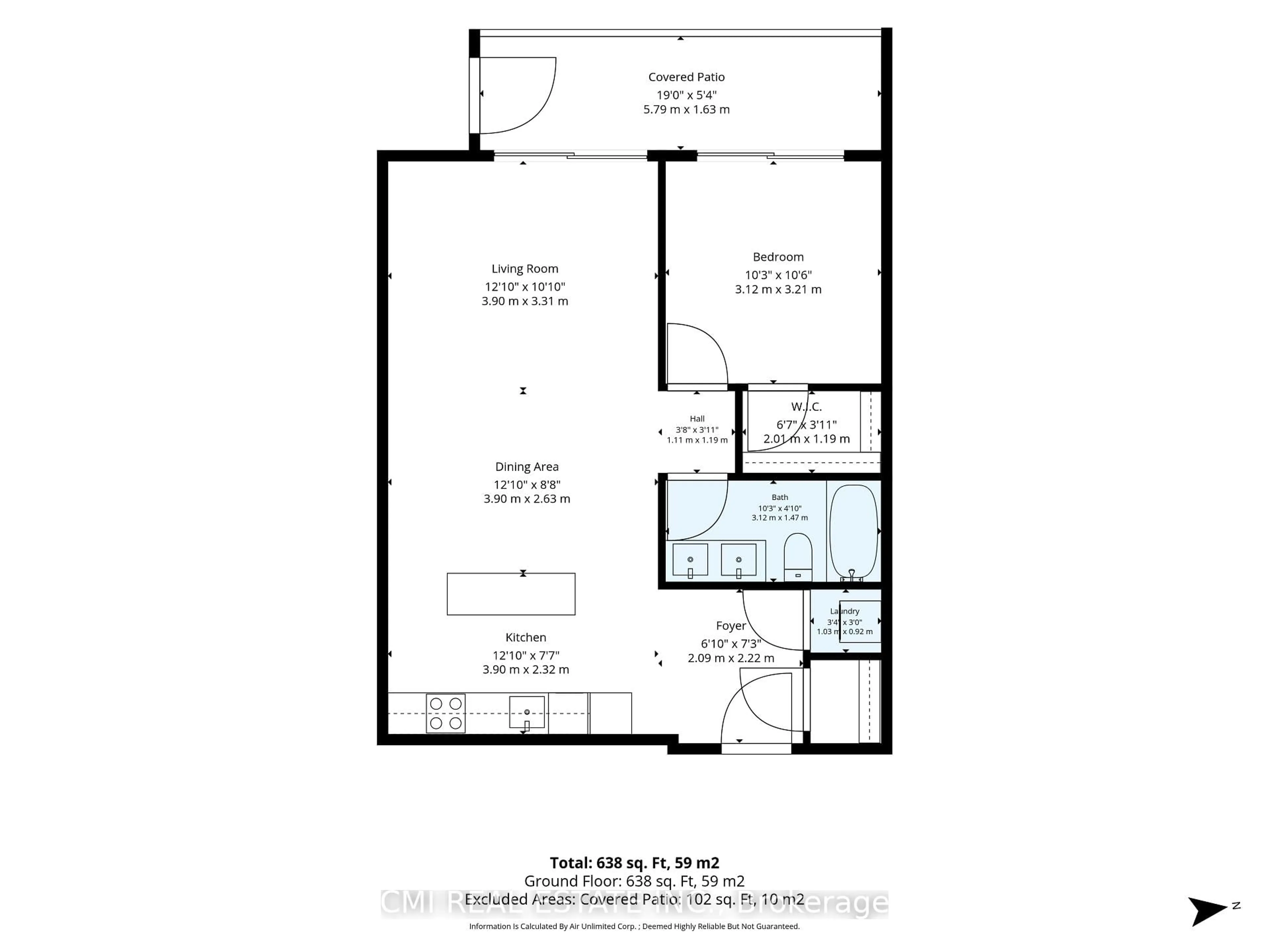 Floor plan for 7549A Kalar Rd #111, Niagara Falls Ontario L2H 3W6
