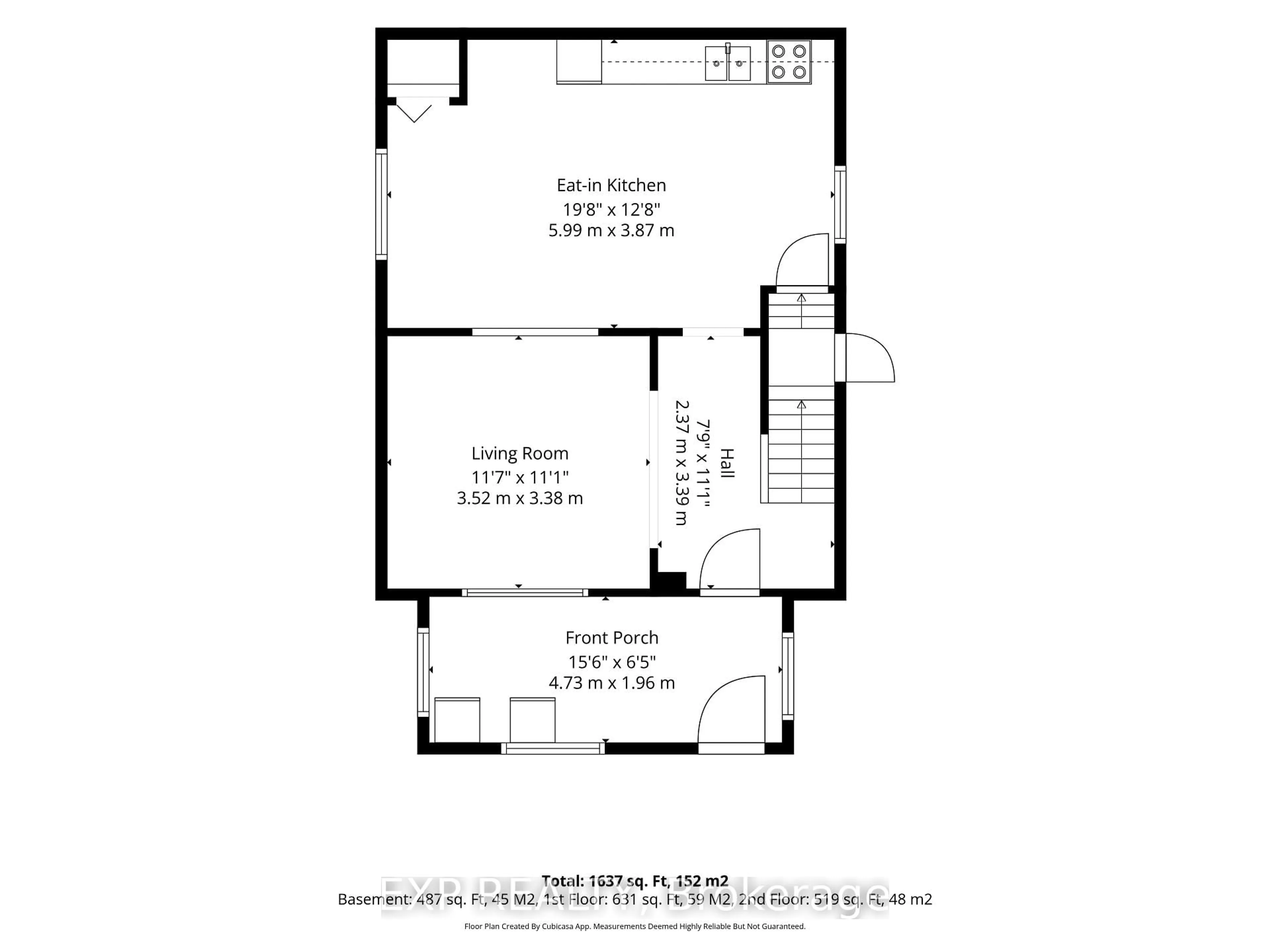 Floor plan for 12 Millville Ave, Cornwall Ontario K6H 4K4