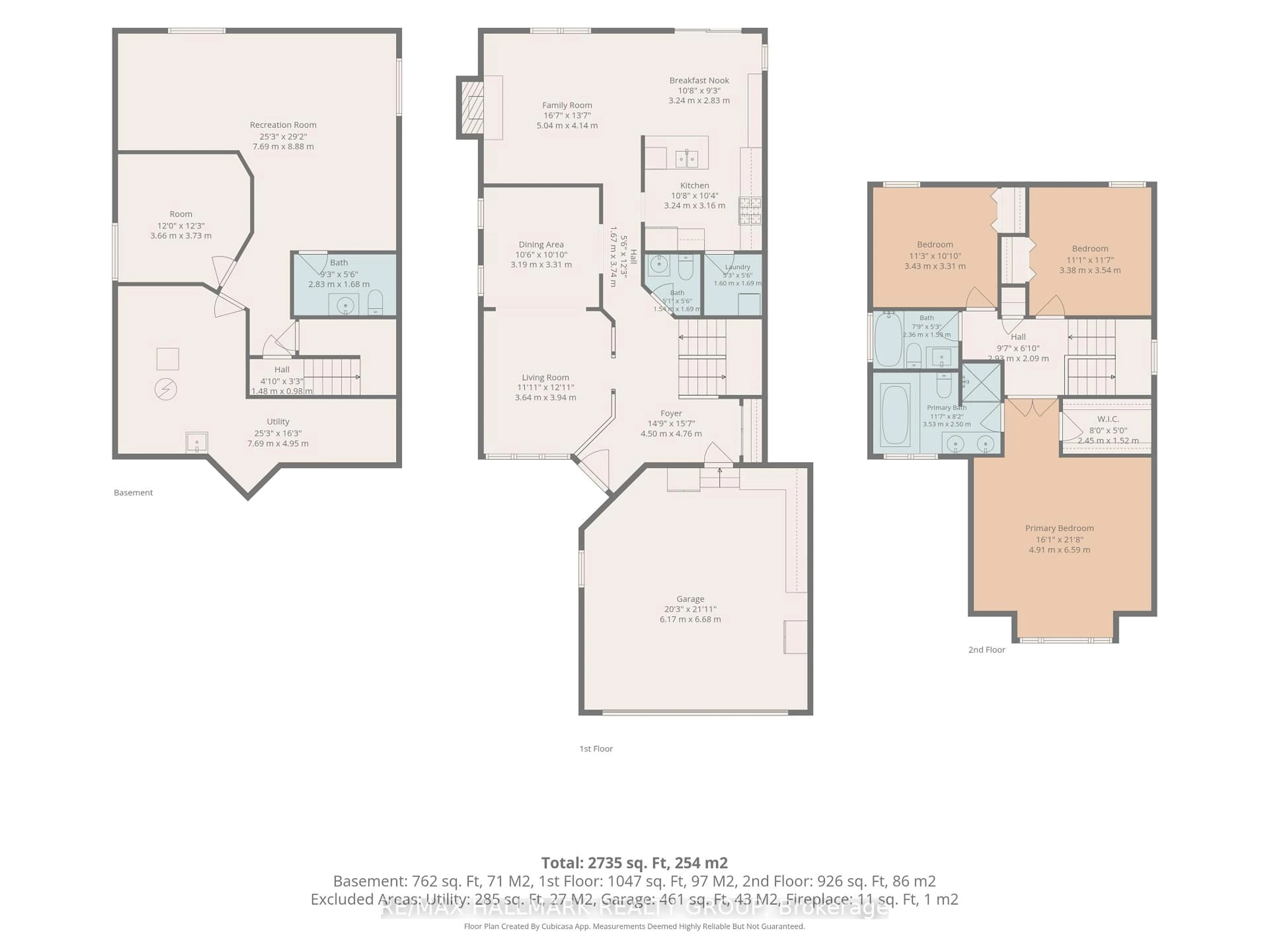 Floor plan for 1673 Neptune Way, Ottawa Ontario K4A 4L3