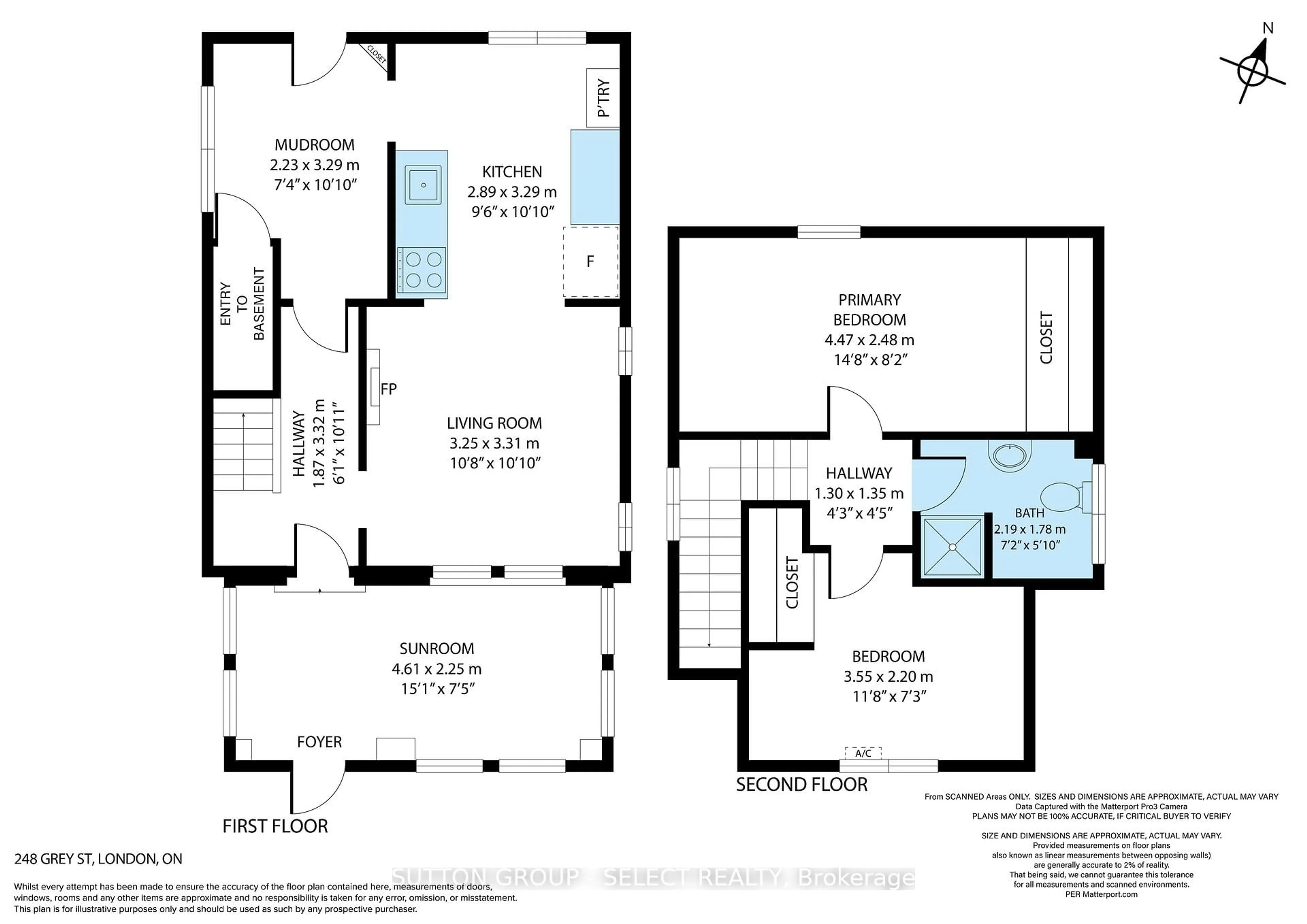 Floor plan for 248 Grey St, London East Ontario N6B 1G5