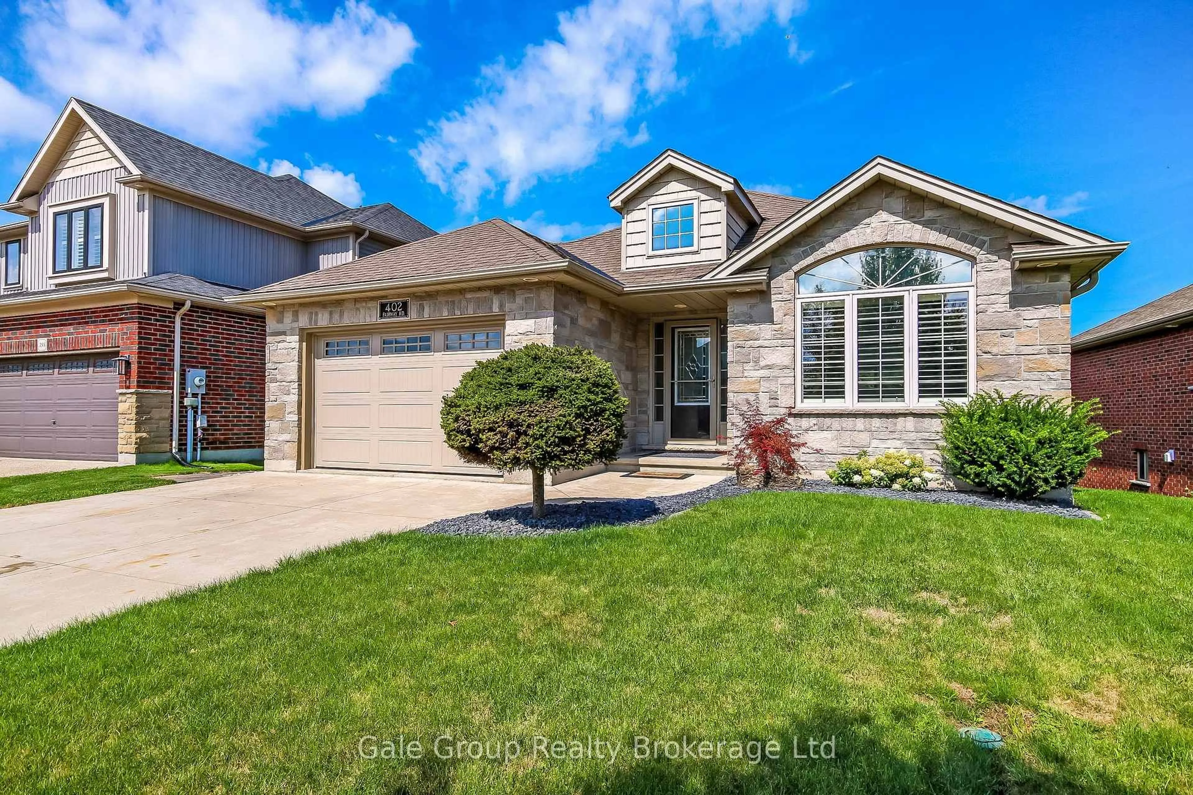 Home with brick exterior material, street for 402 Fairway Rd, Woodstock Ontario N4T 0E1