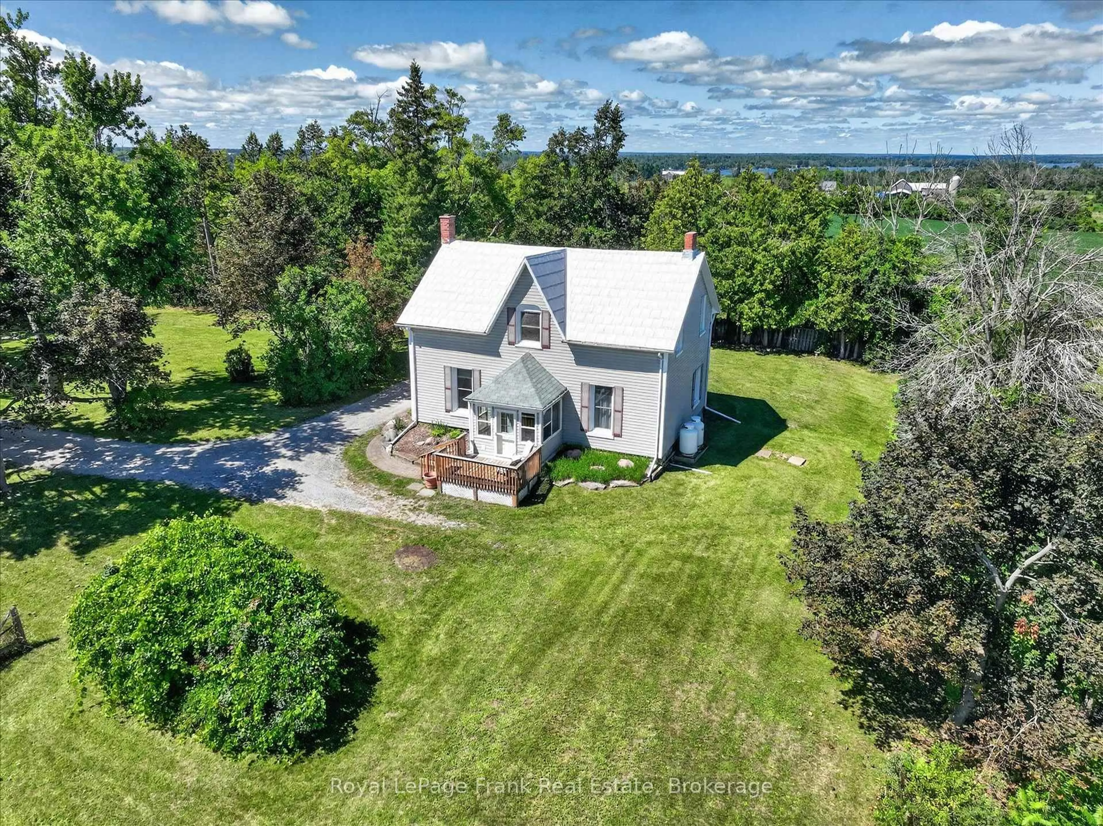 A pic from outside/outdoor area/front of a property/back of a property/a pic from drone, water/lake/river/ocean view for 1375 Holden Rd, Selwyn Ontario K9J 6X5