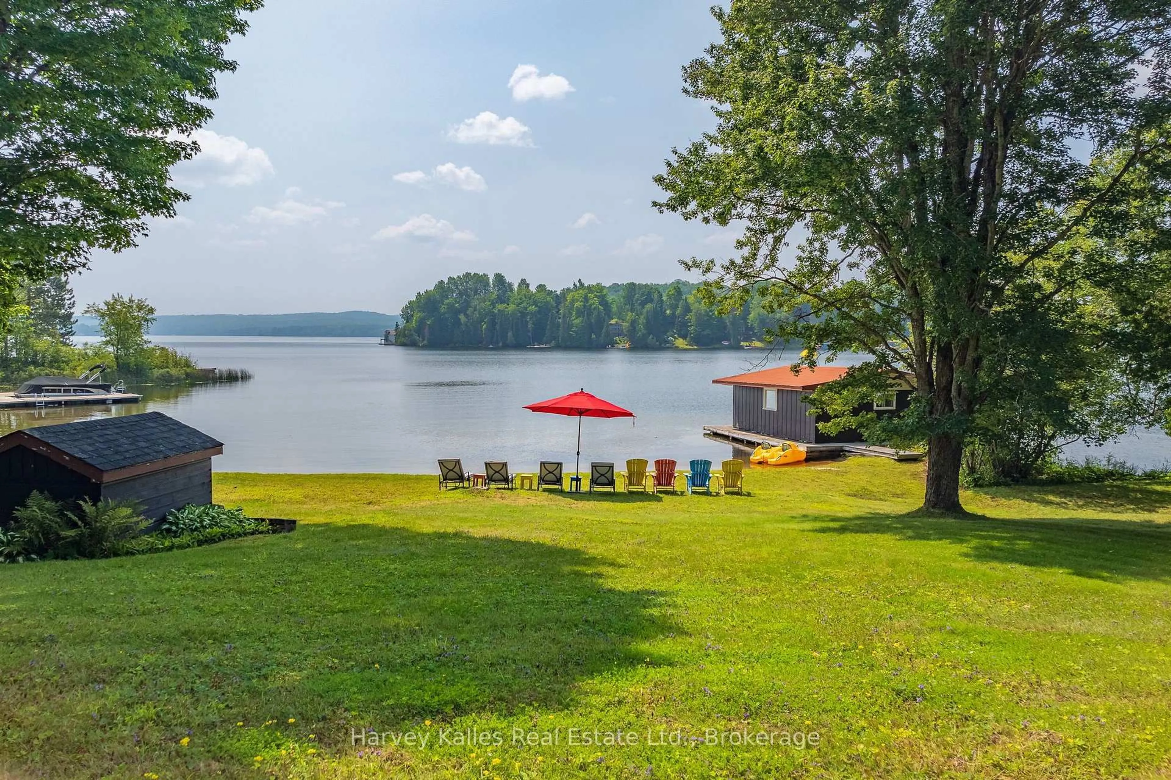 Patio, water/lake/river/ocean view for 1061 Sawmill Lane, Lake of Bays Ontario P1H 2J6