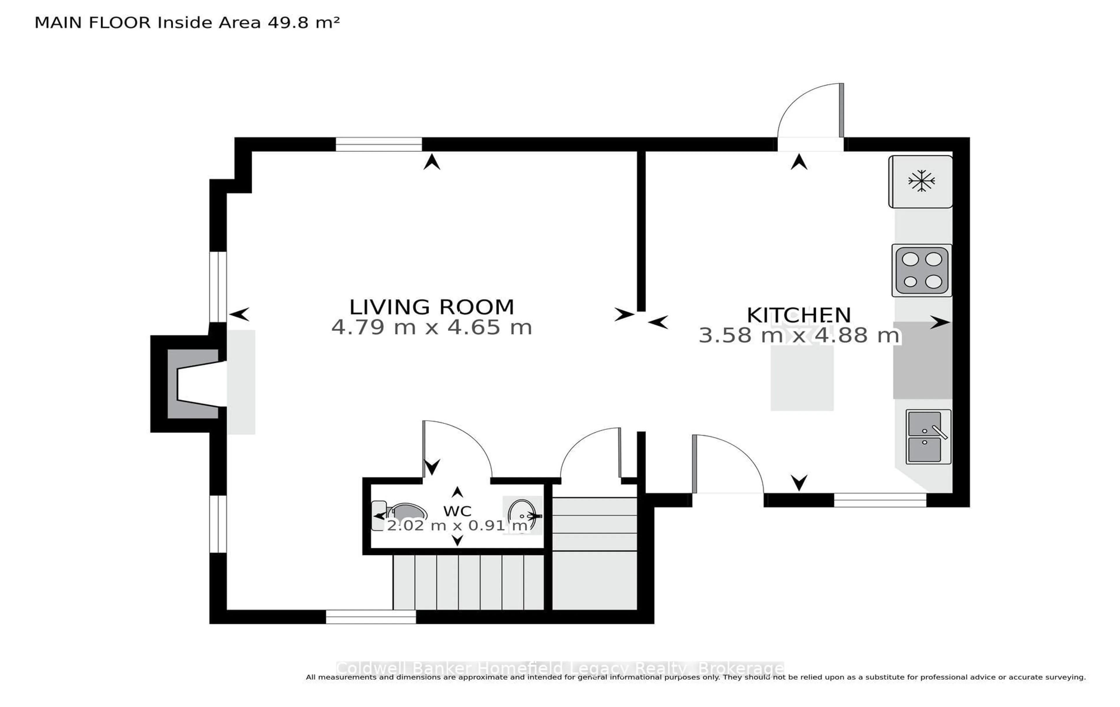 Floor plan for 230 Church St, St. Marys Ontario N4X 1Z4