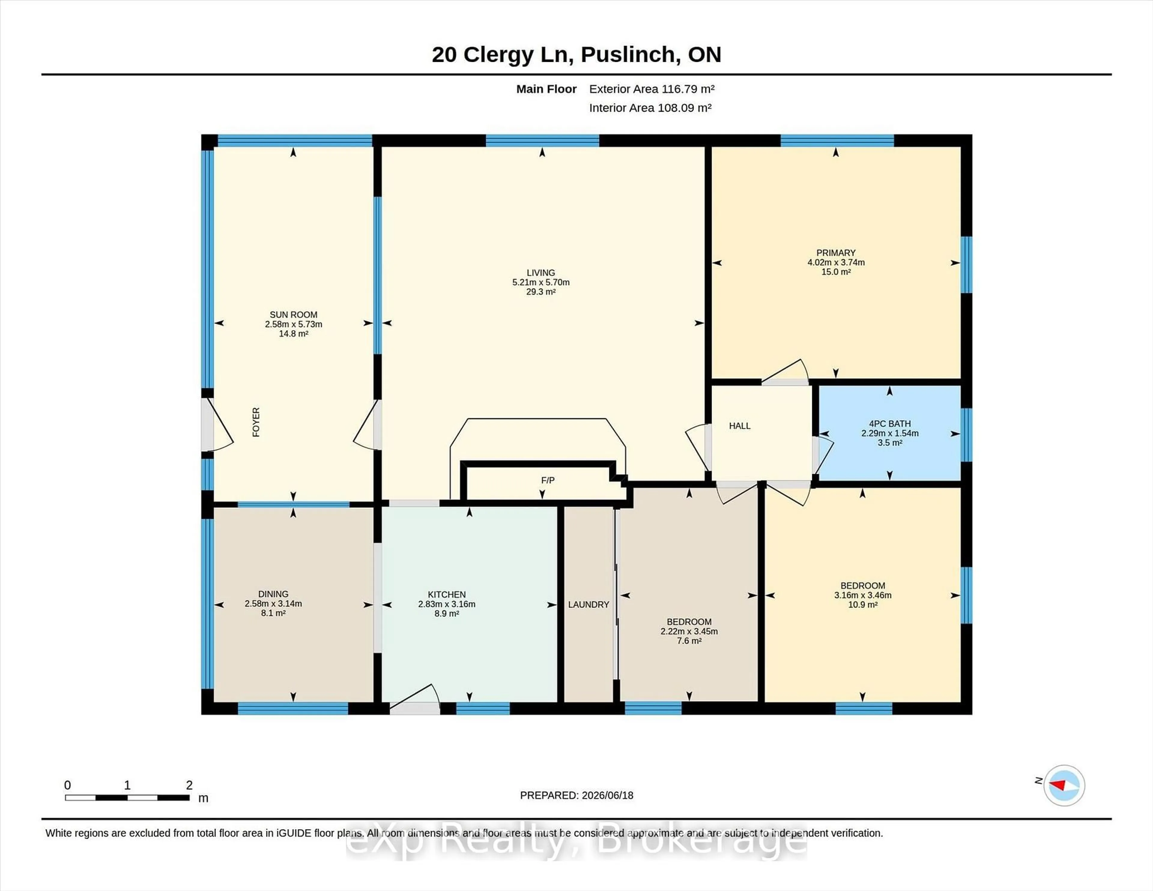 Floor plan for 20 Clergy Lane, Puslinch Ontario N0B 2J0
