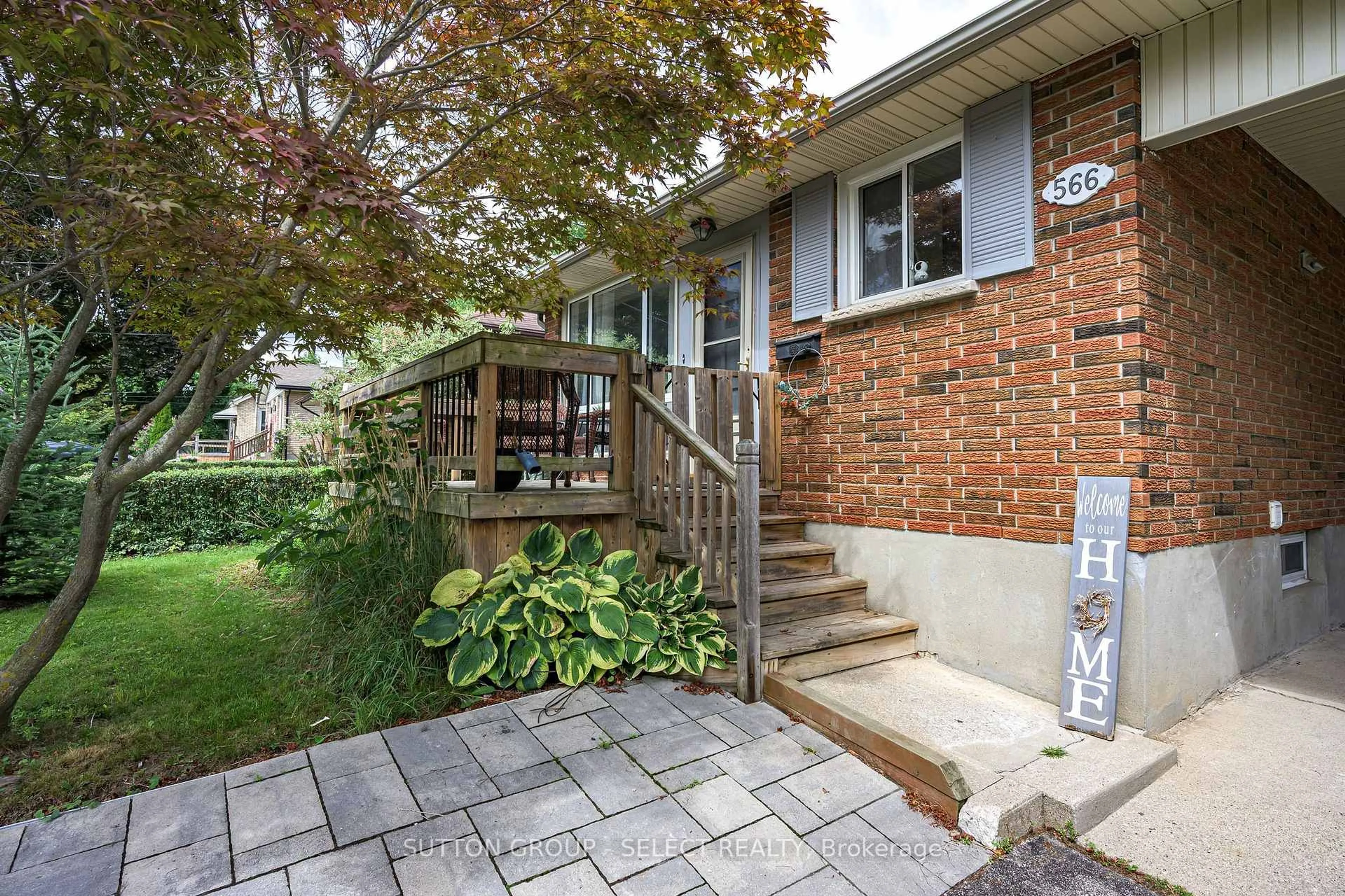 Patio, street for 566 Chester St, London South Ontario N6C 2J9
