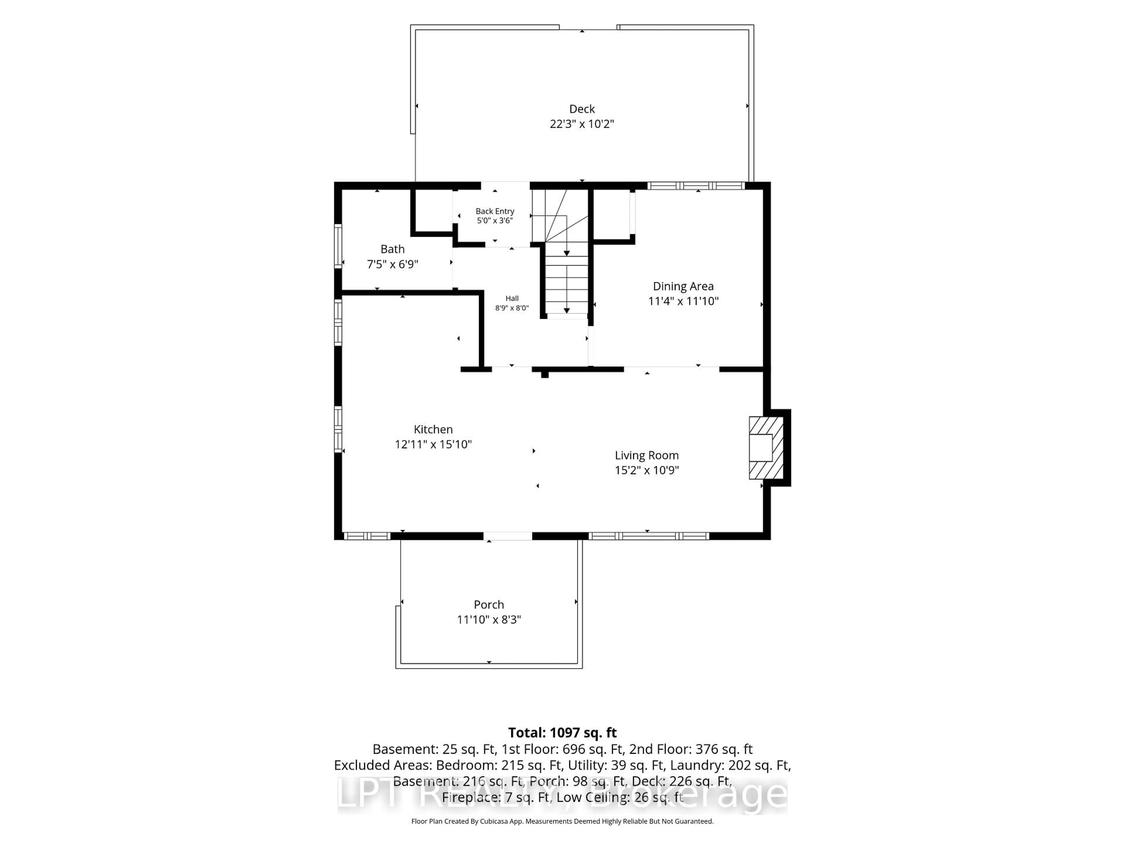 Floor plan for 337 Joffre-Belanger Way, Ottawa Ontario K1L 5K5