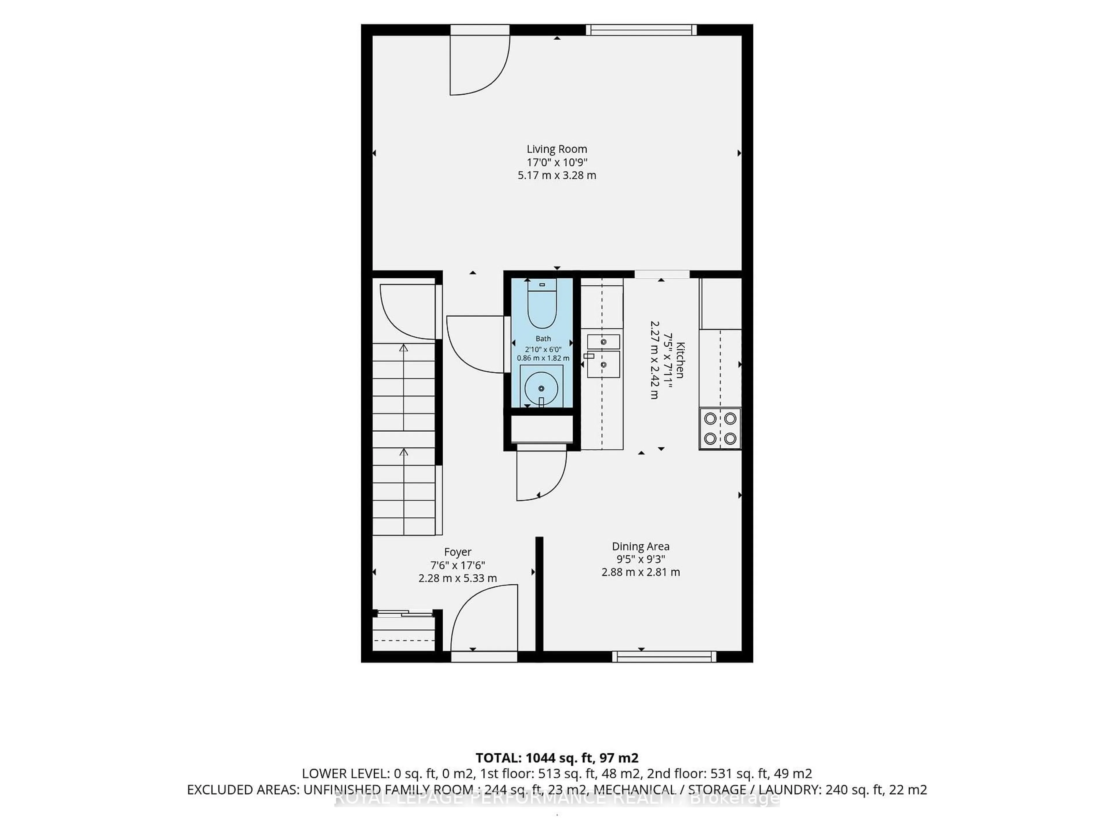 Floor plan for 1288 Belgate Way #10, Ottawa Ontario K1J 8P9